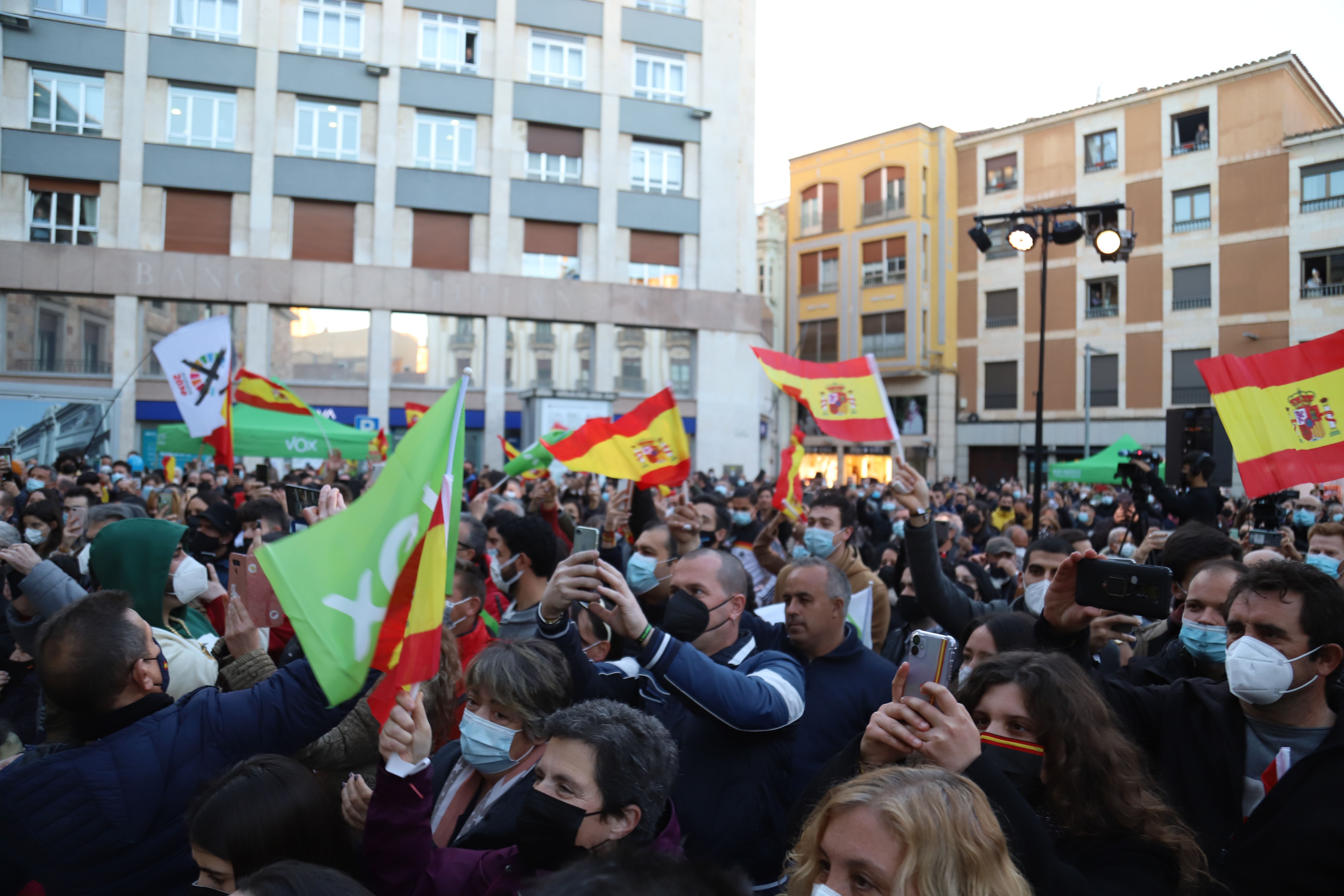 Visita de Santiago Abascal a Zamora  Foto: María Lorenzo