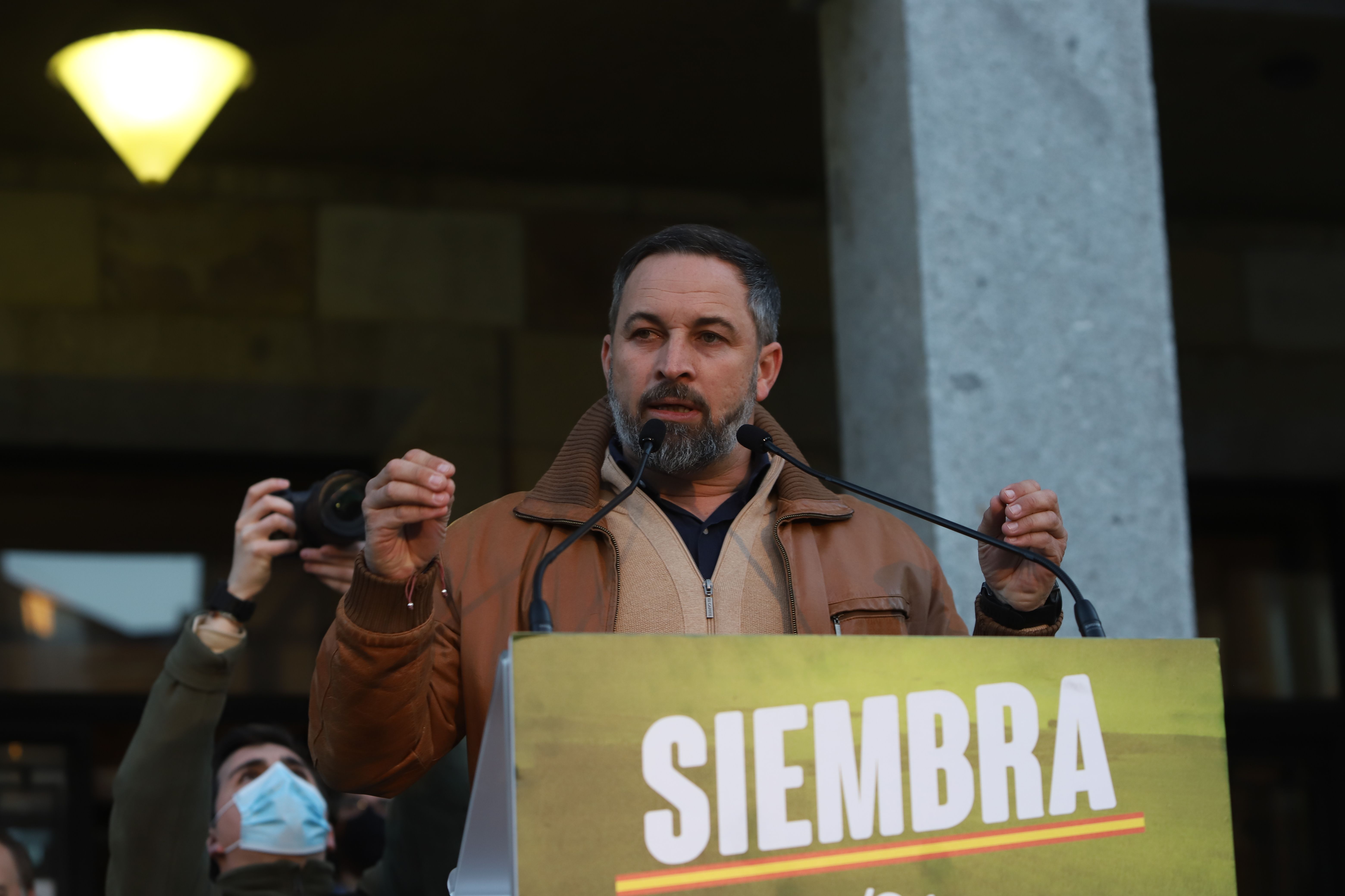 Visita de Santiago Abascal a Zamora  Foto: María Lorenzo