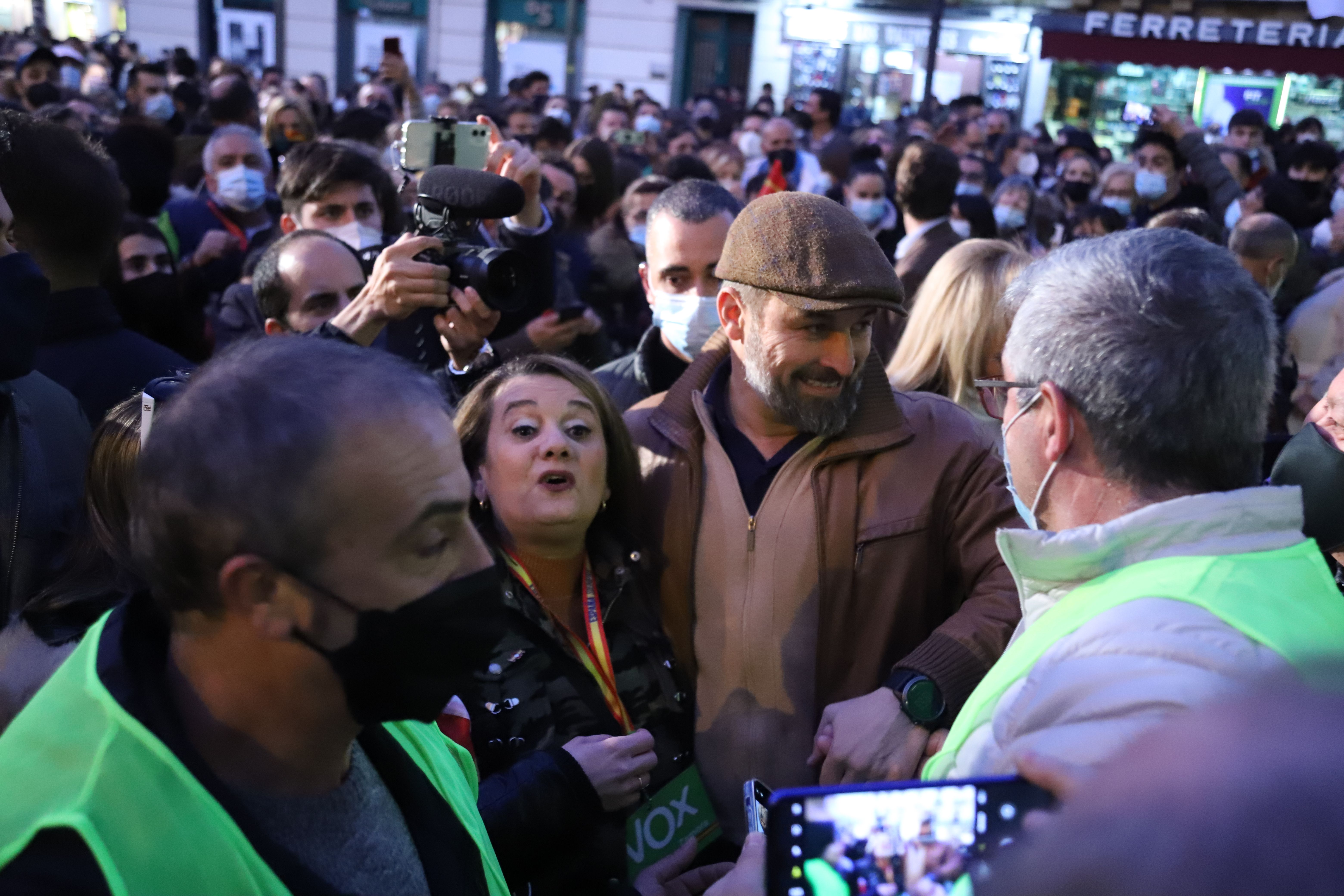 Visita de Santiago Abascal a Zamora  Foto: María Lorenzo