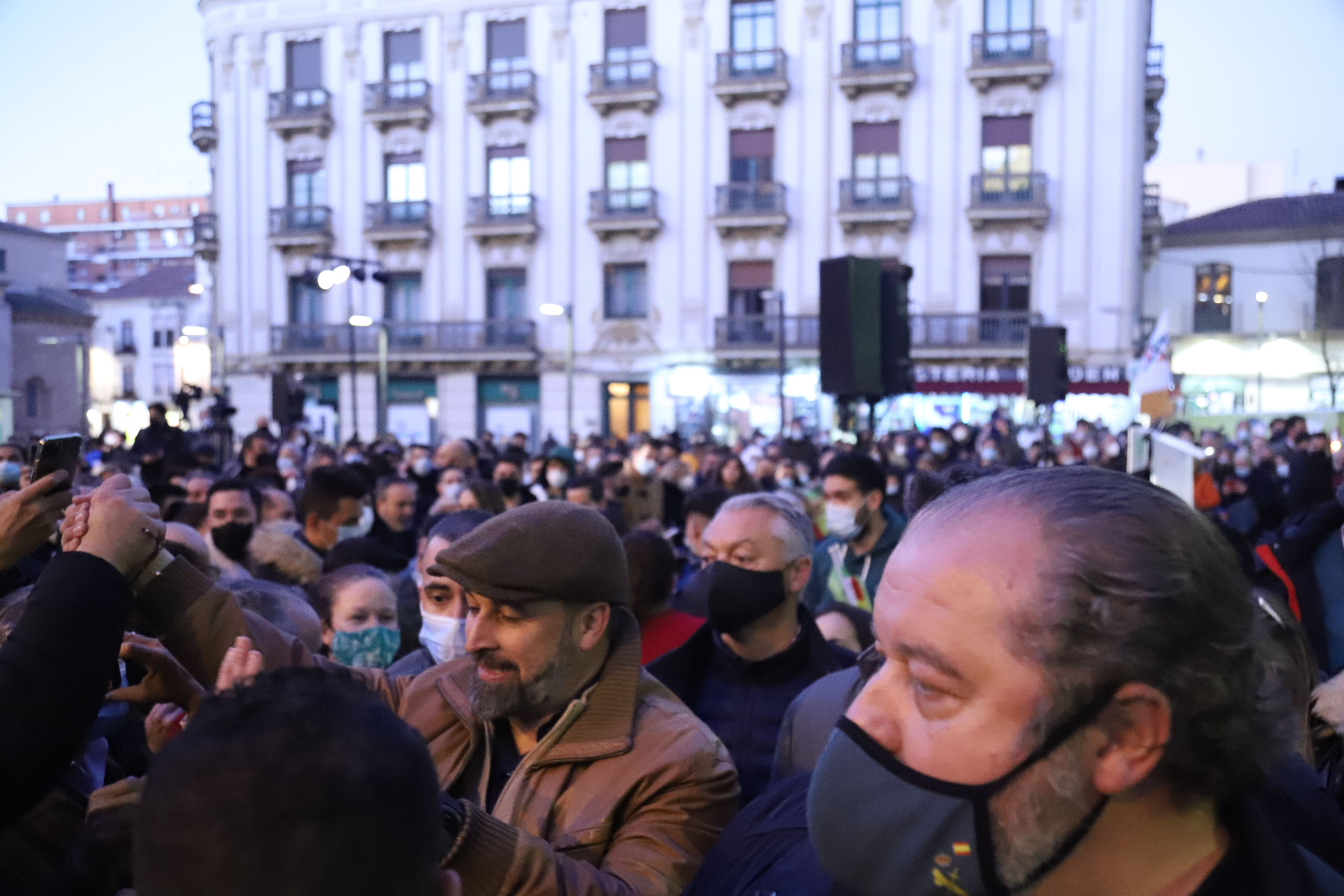 Visita de Santiago Abascal a Zamora  Foto: María Lorenzo