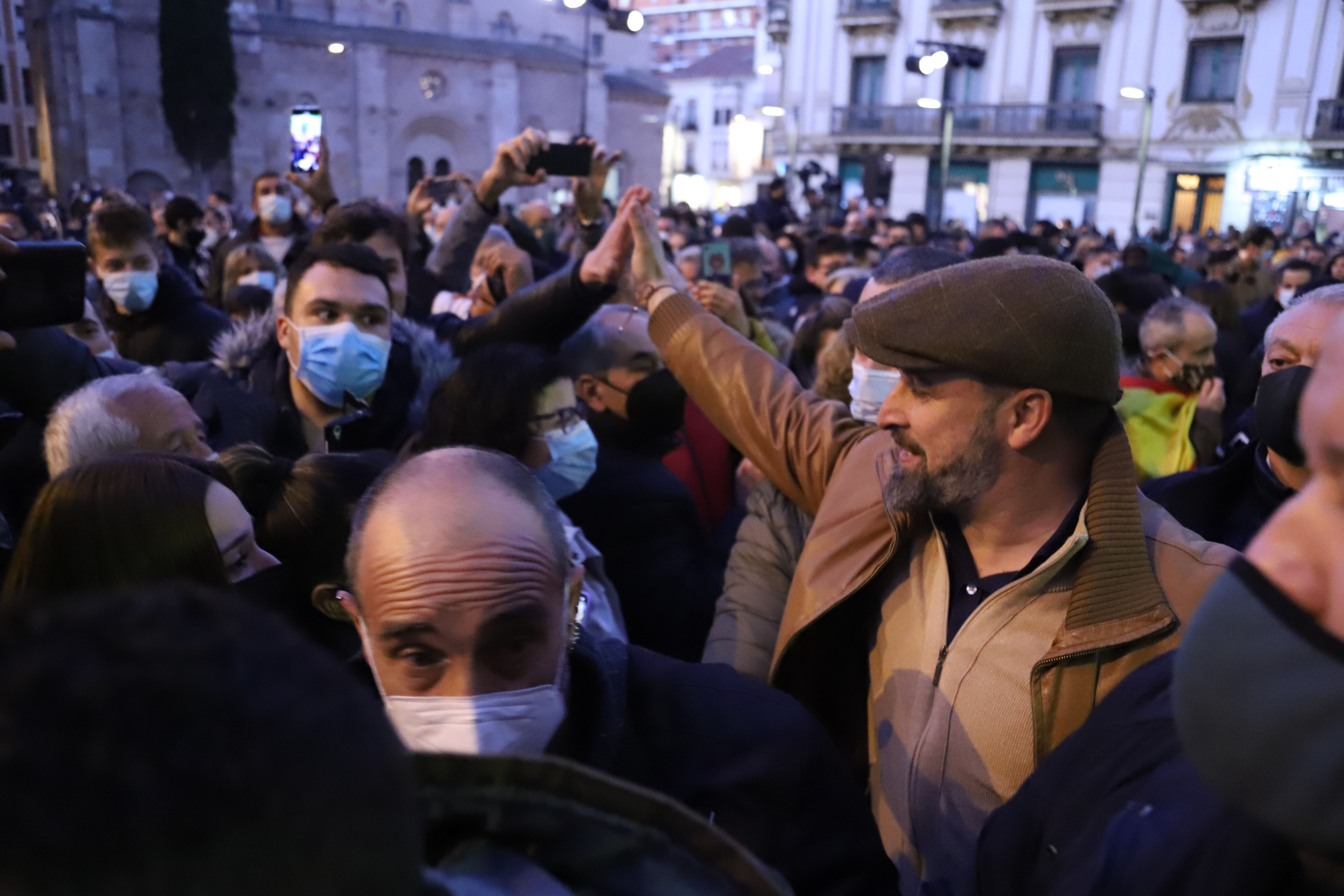 Visita de Santiago Abascal a Zamora  Foto: María Lorenzo