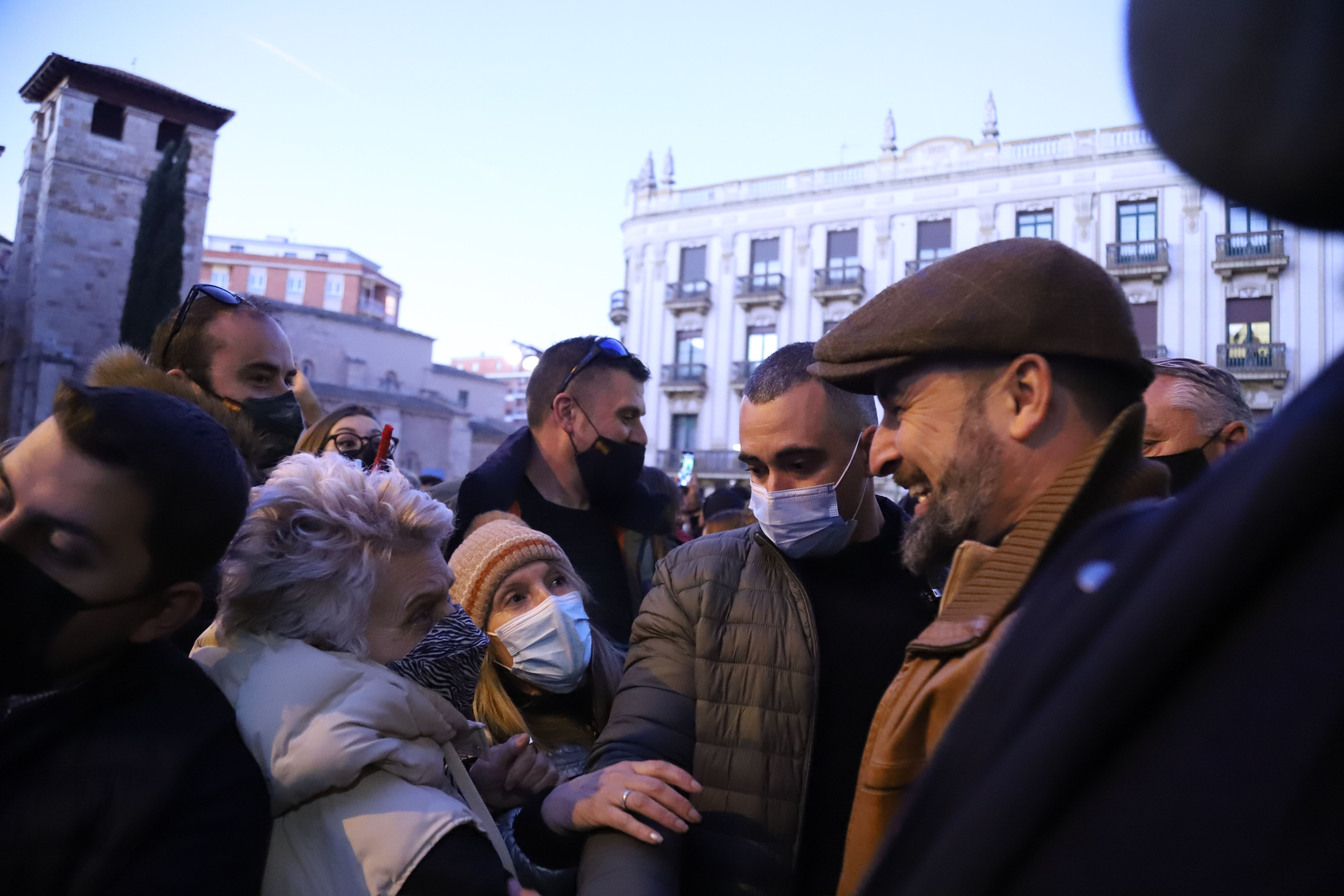 Visita de Santiago Abascal a Zamora  Foto: María Lorenzo