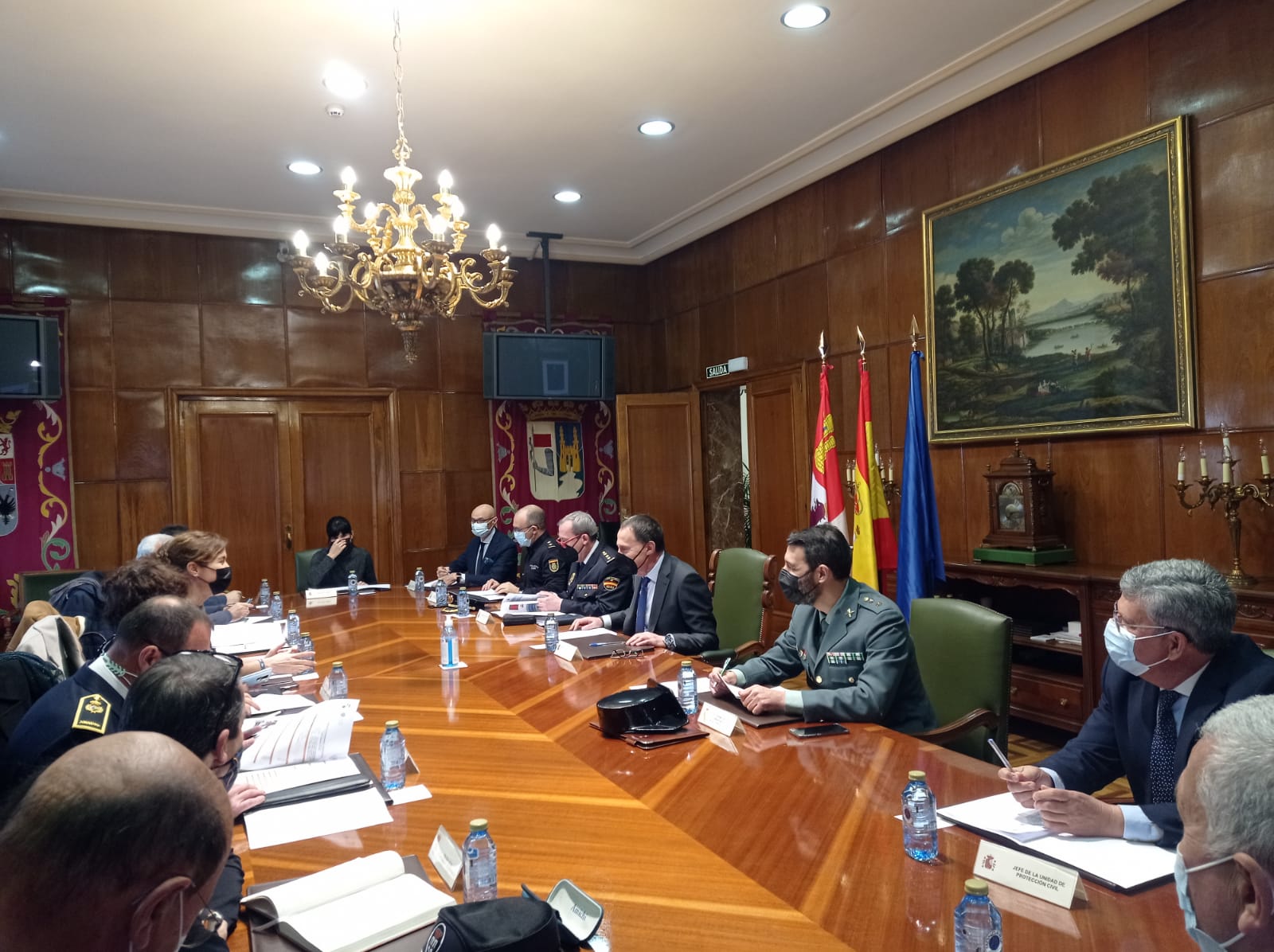 Reunión mantenida en la subdelegación del Gobierno en Zamora