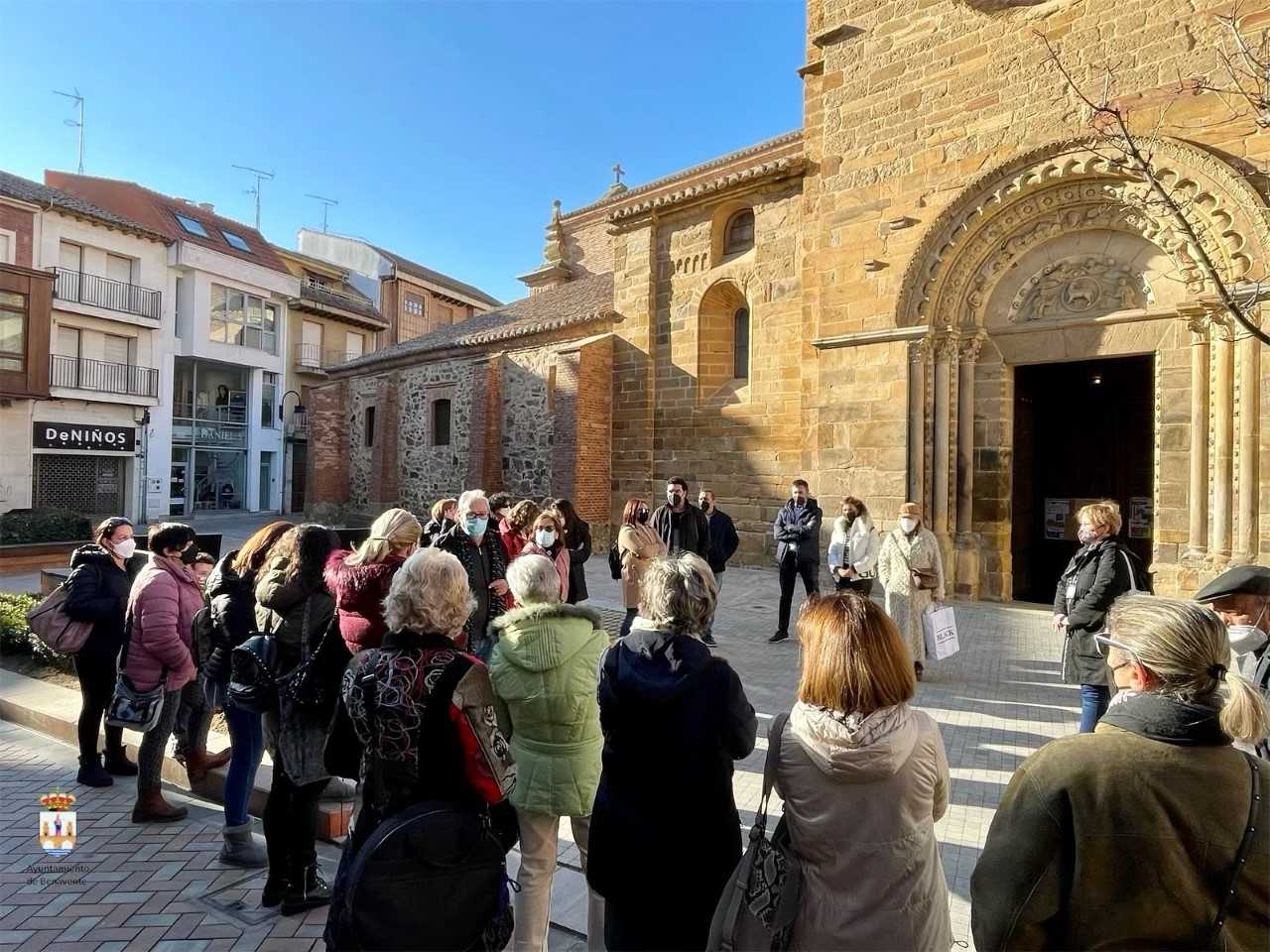 Imagen de una visita guiada. 'Déjate llevar por Zamora'. Foto: Ayuntamiento de Benavente. 