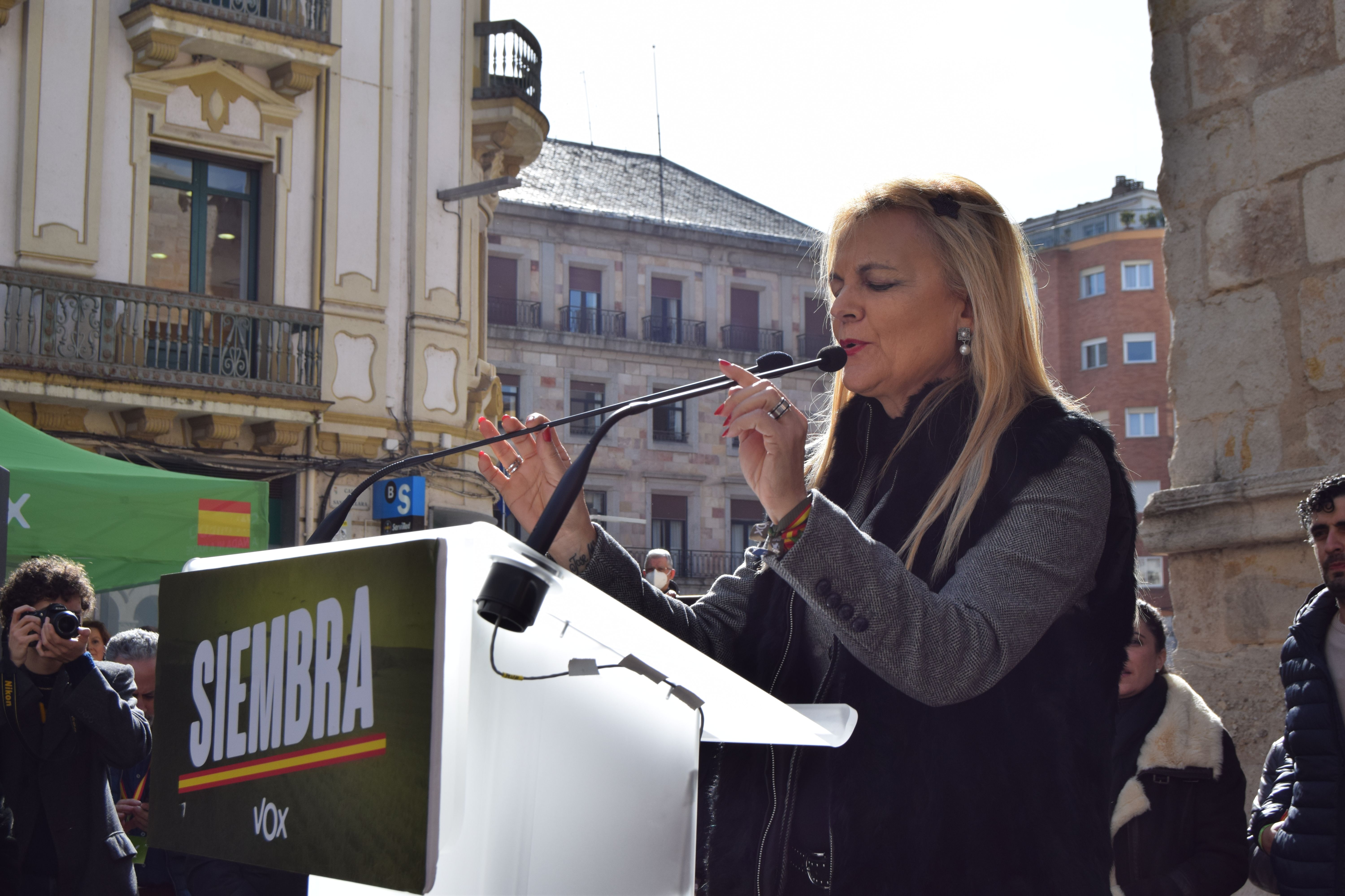 Cierre de campaña de VOX Zamora con Macarena Olona