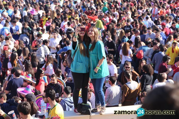 Una edición anterior de la fiesta de la Politécnica en Zamora. Archivo