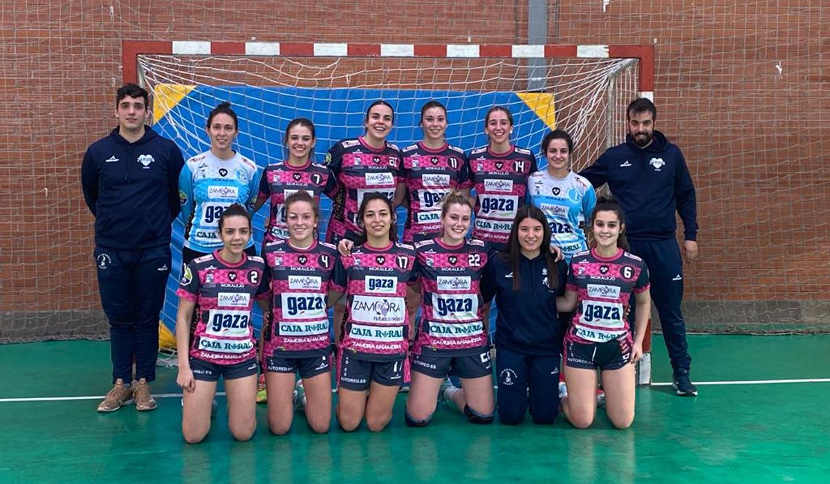 Equipo sénior femenino del BM Zamora