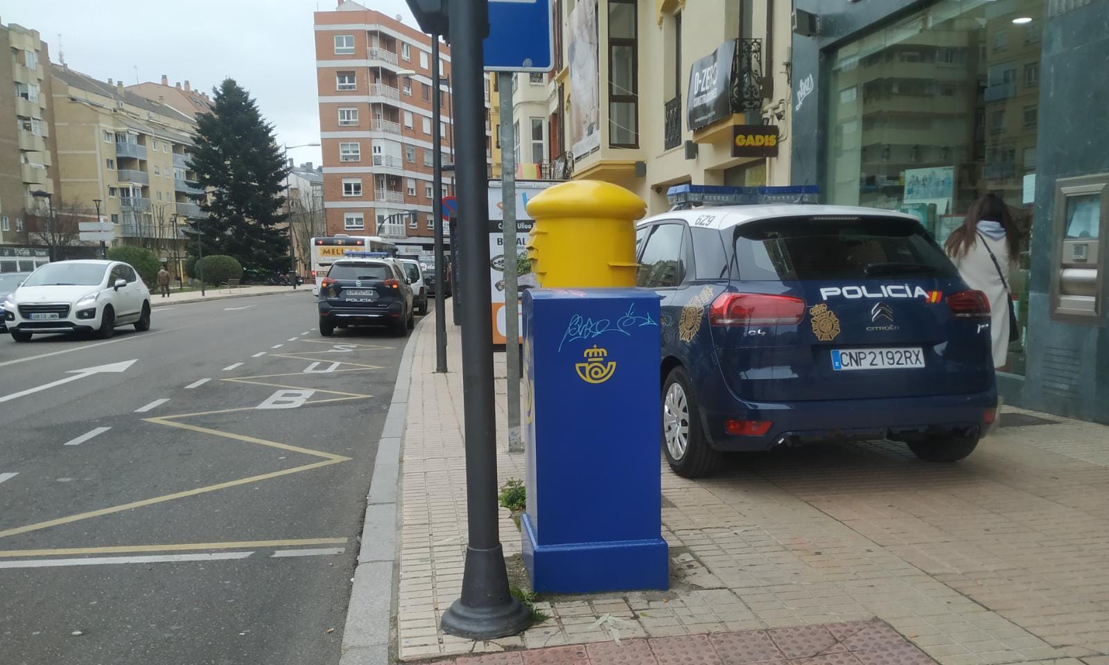 Imagen de la Policía desplegada en la zona