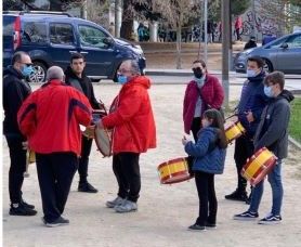 Tambores de la Tercera Caída en valorio