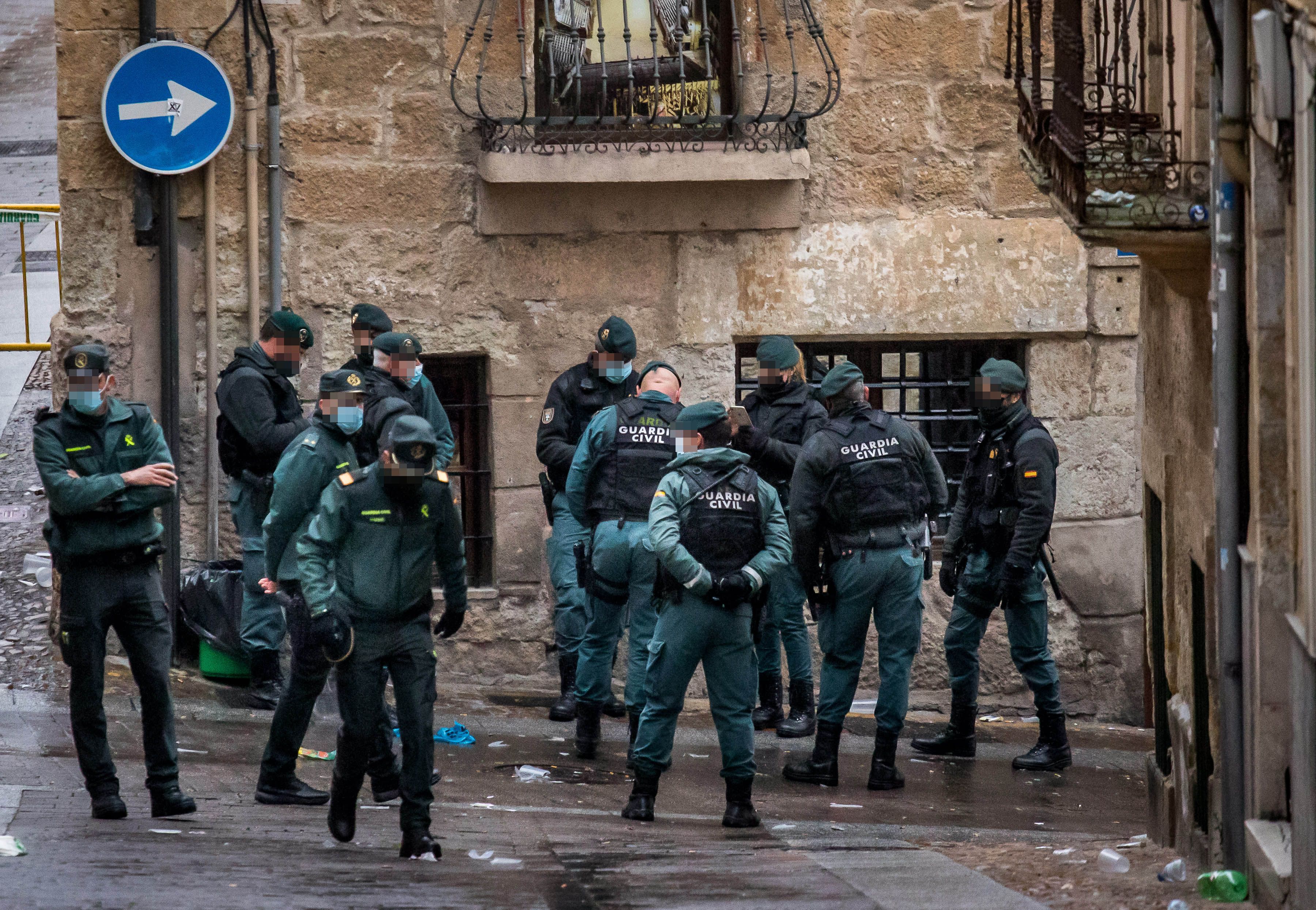 Guardia Civil en el lugar del suceso