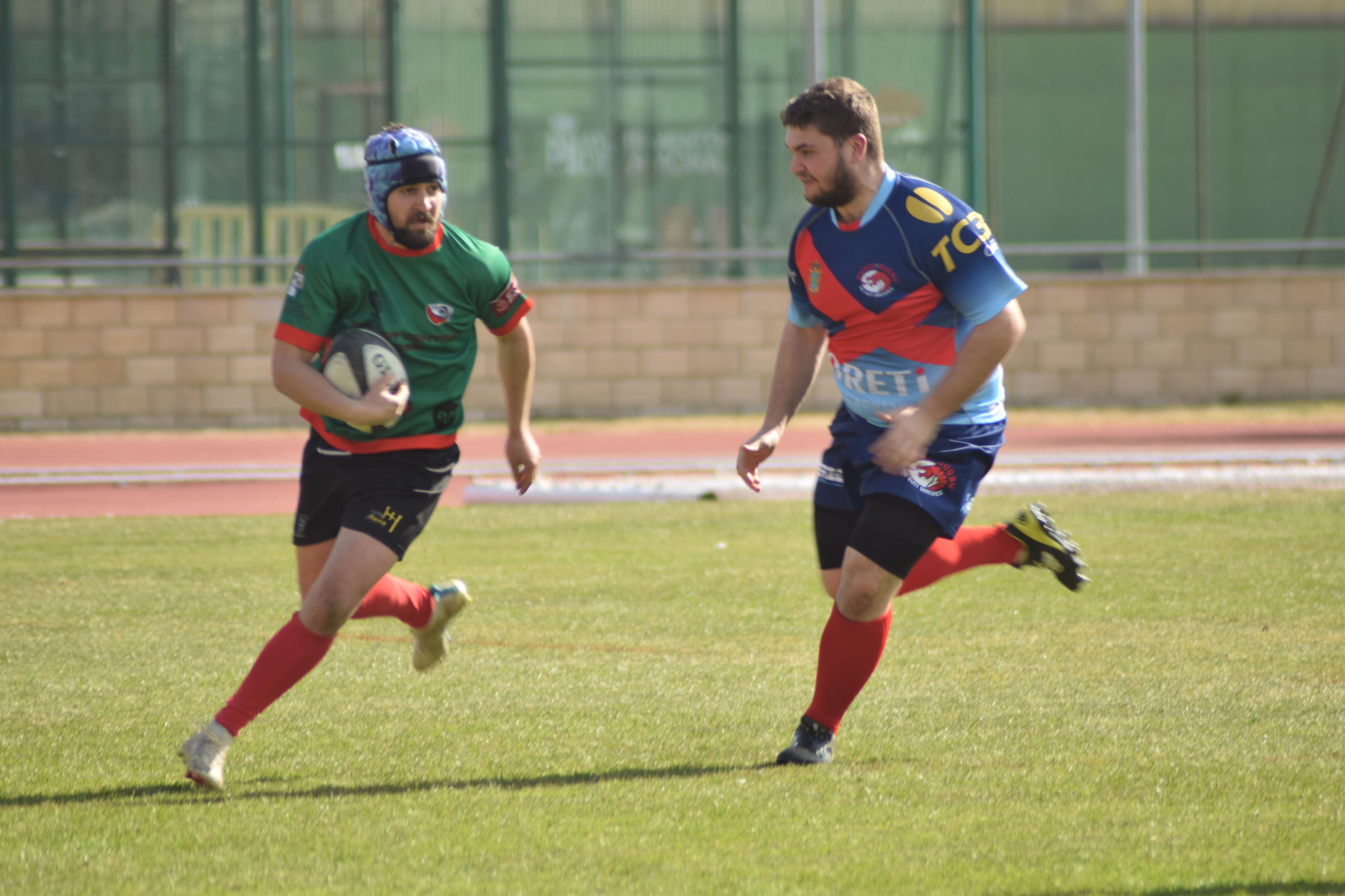 Partido de vuelta de las semifinales del play-off entre el Zamora Rugby y el Bierzo RC