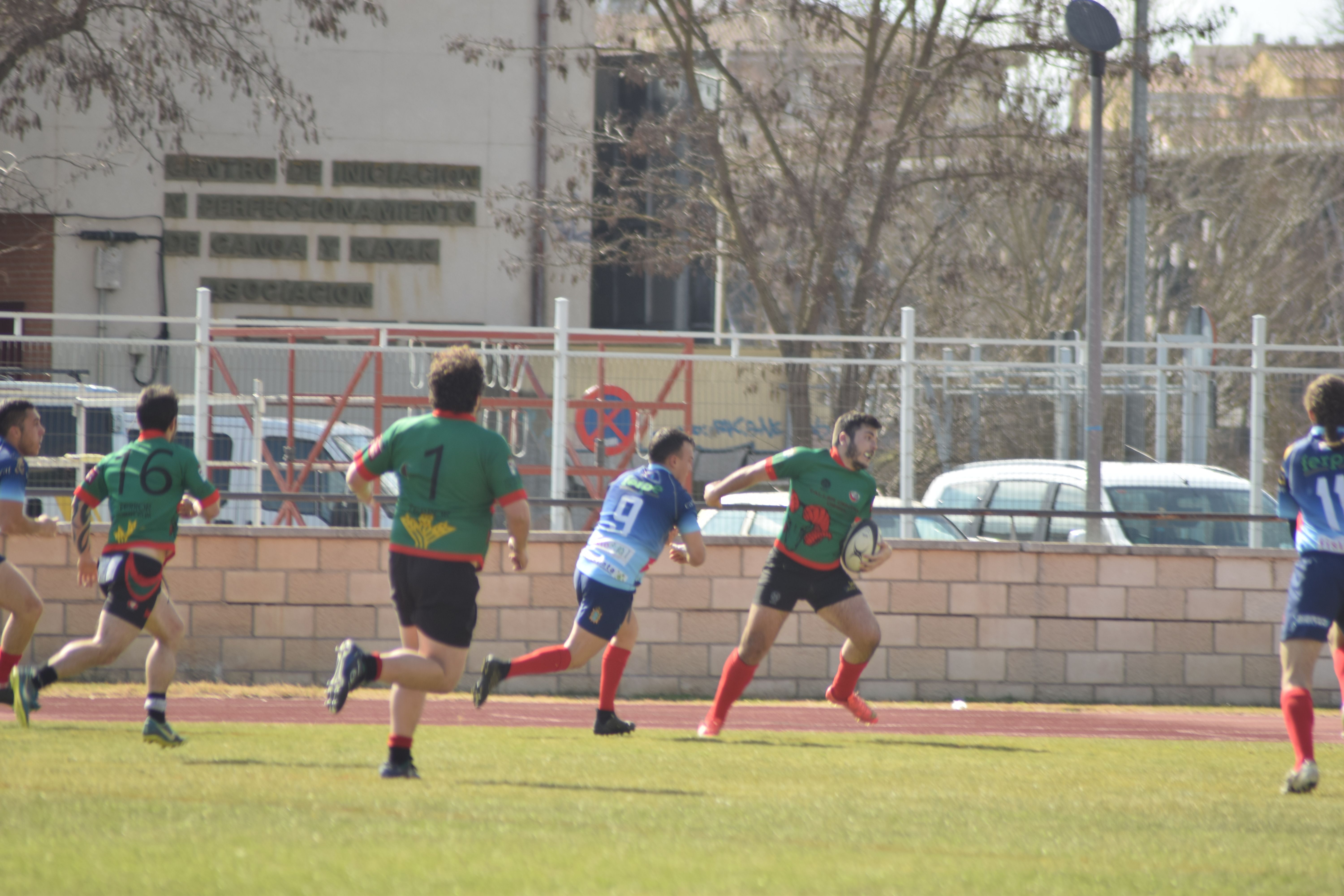 Partido de vuelta de las semifinales del play-off entre el Zamora Rugby y el Bierzo RC