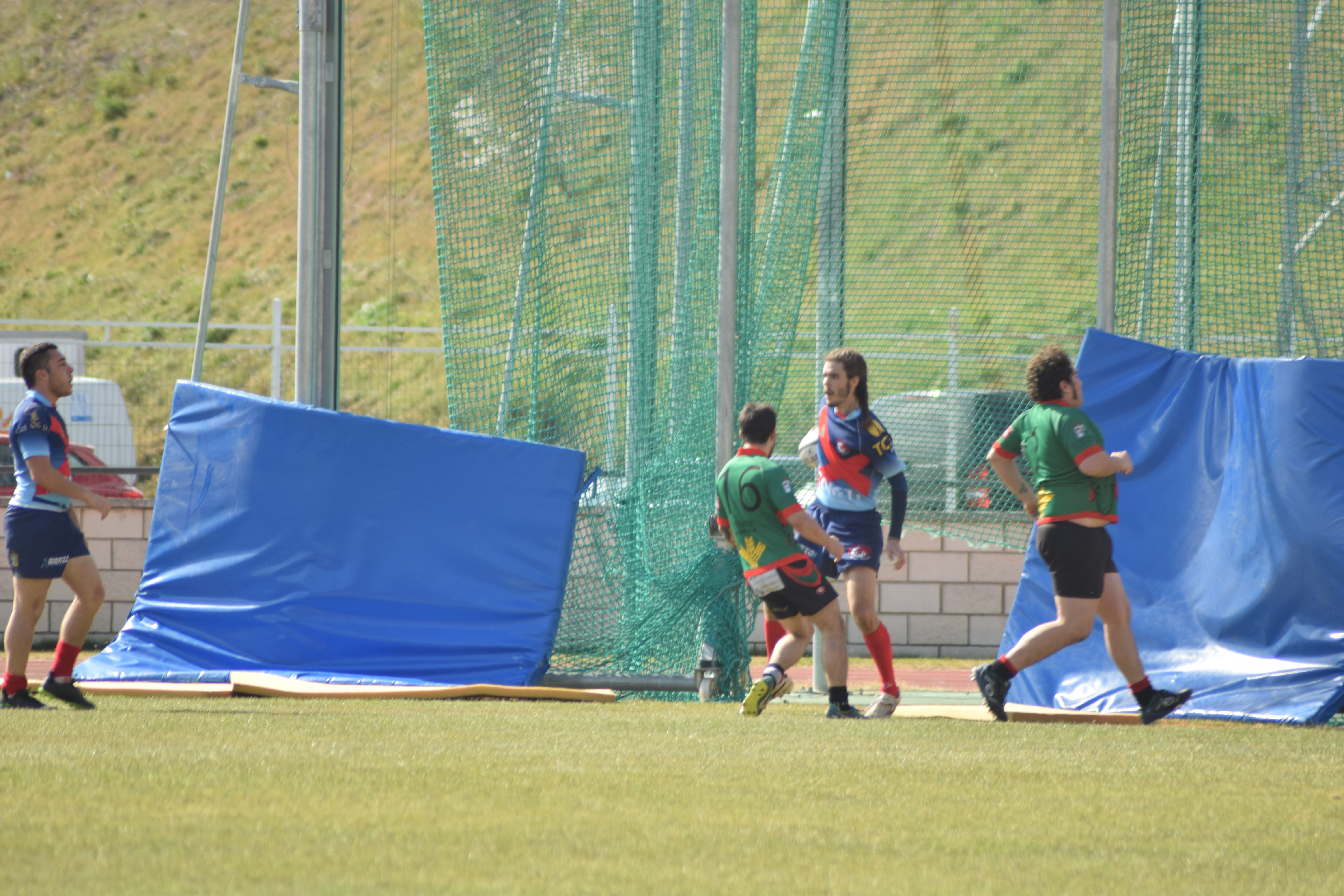 Partido de vuelta de las semifinales del play-off entre el Zamora Rugby y el Bierzo RC