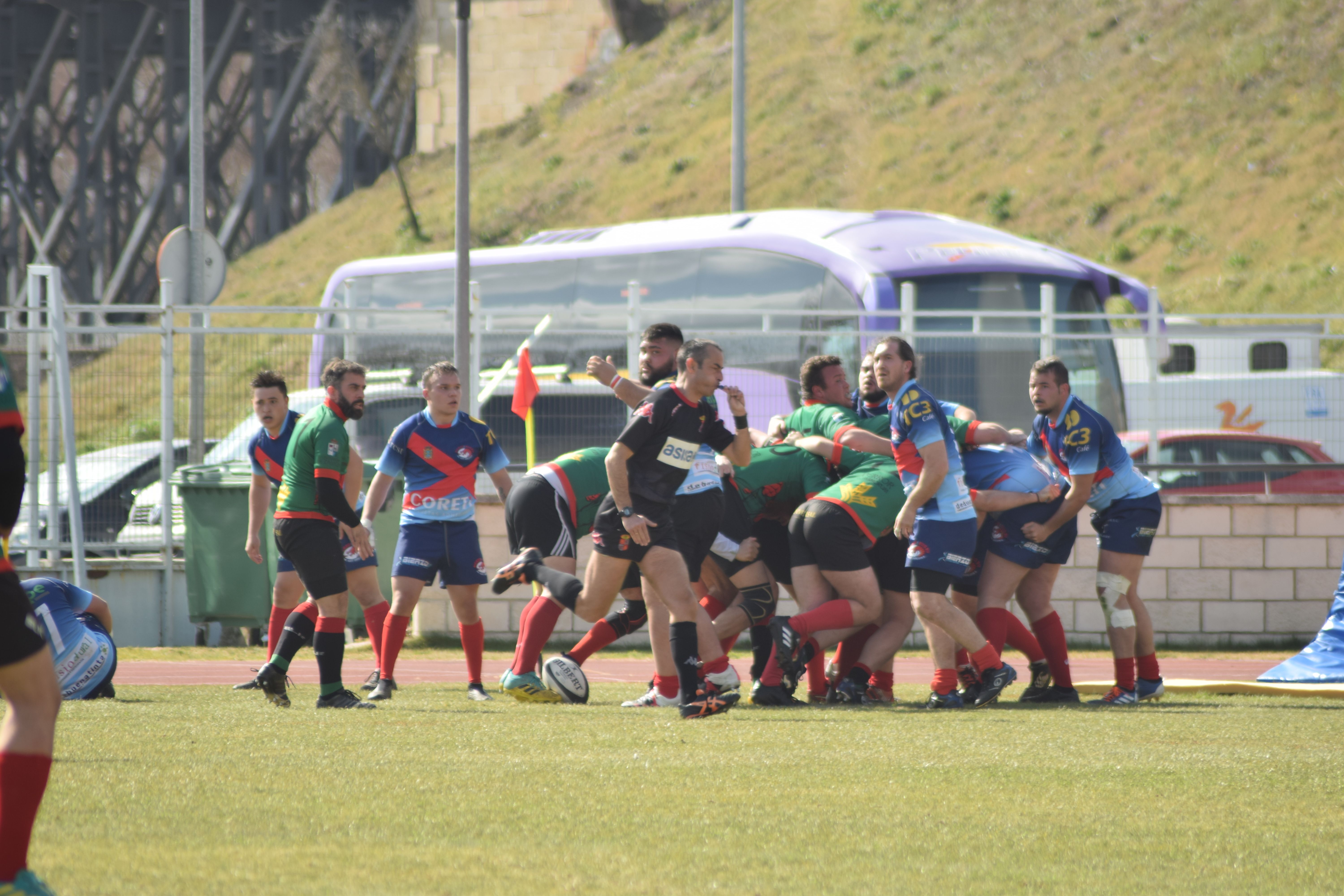 Partido de vuelta de las semifinales del play-off entre el Zamora Rugby y el Bierzo RC