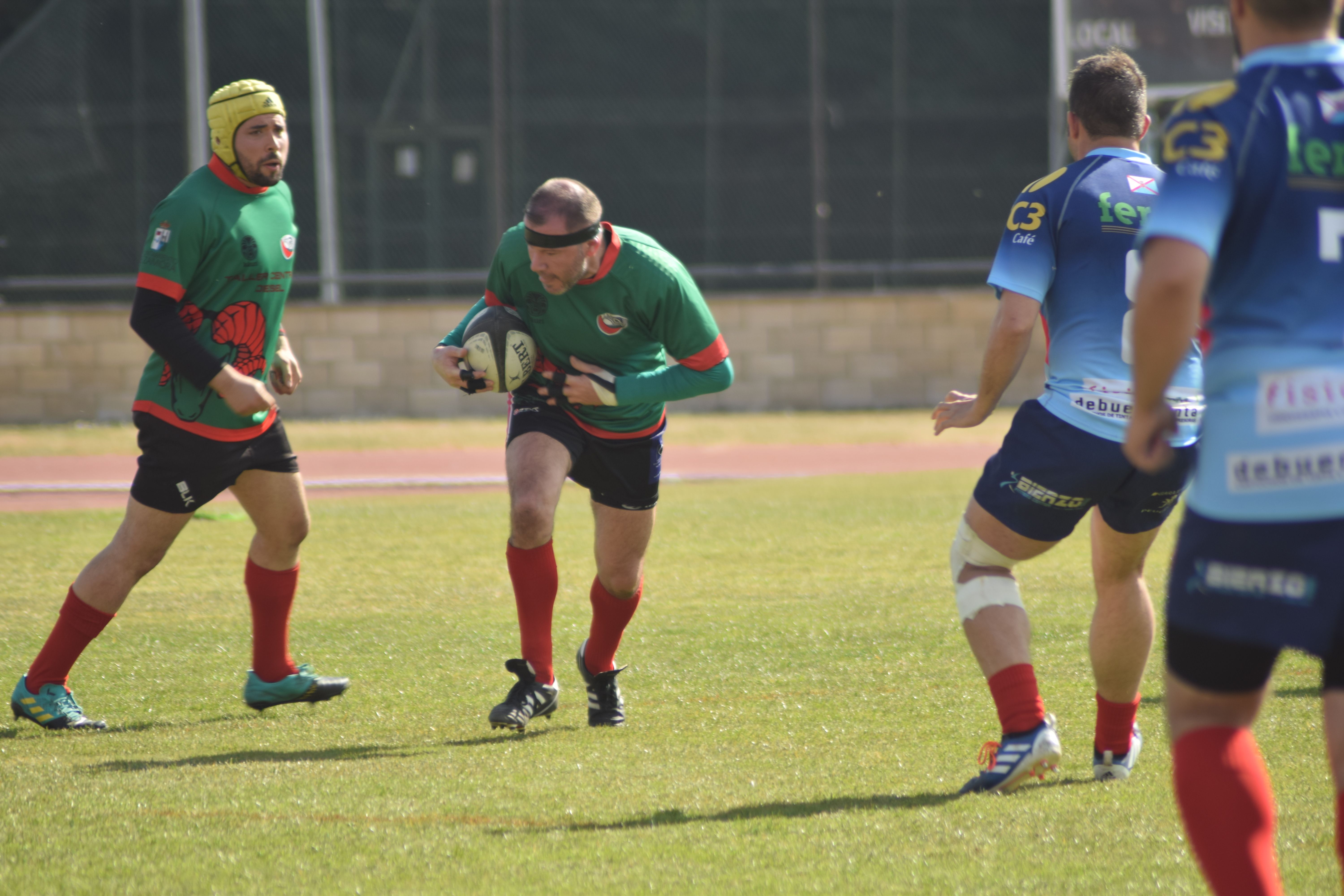 Partido de vuelta de las semifinales del play-off entre el Zamora Rugby y el Bierzo RC