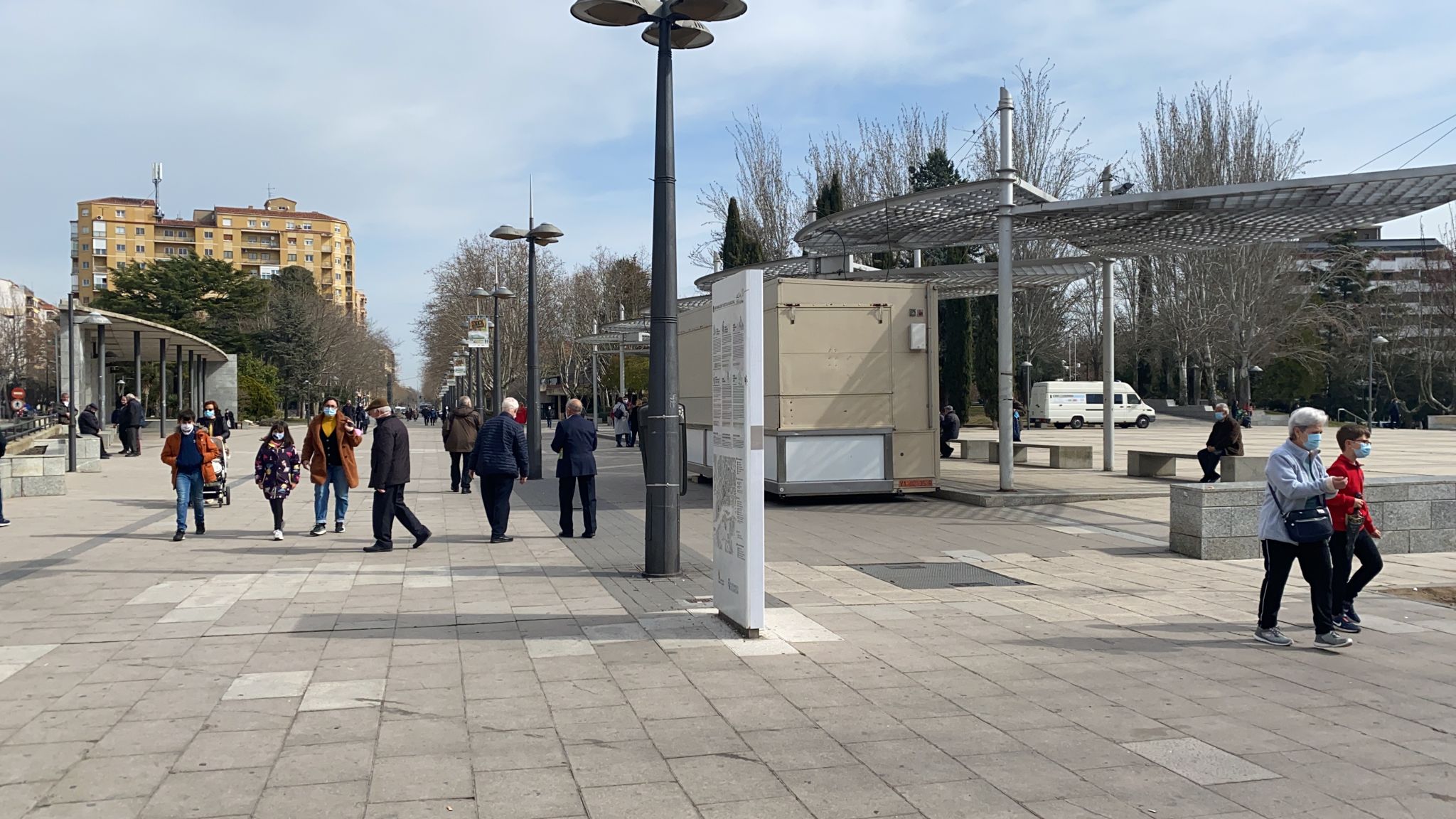 Imagen de la plaza de la Marina. Foto María Lorenzo