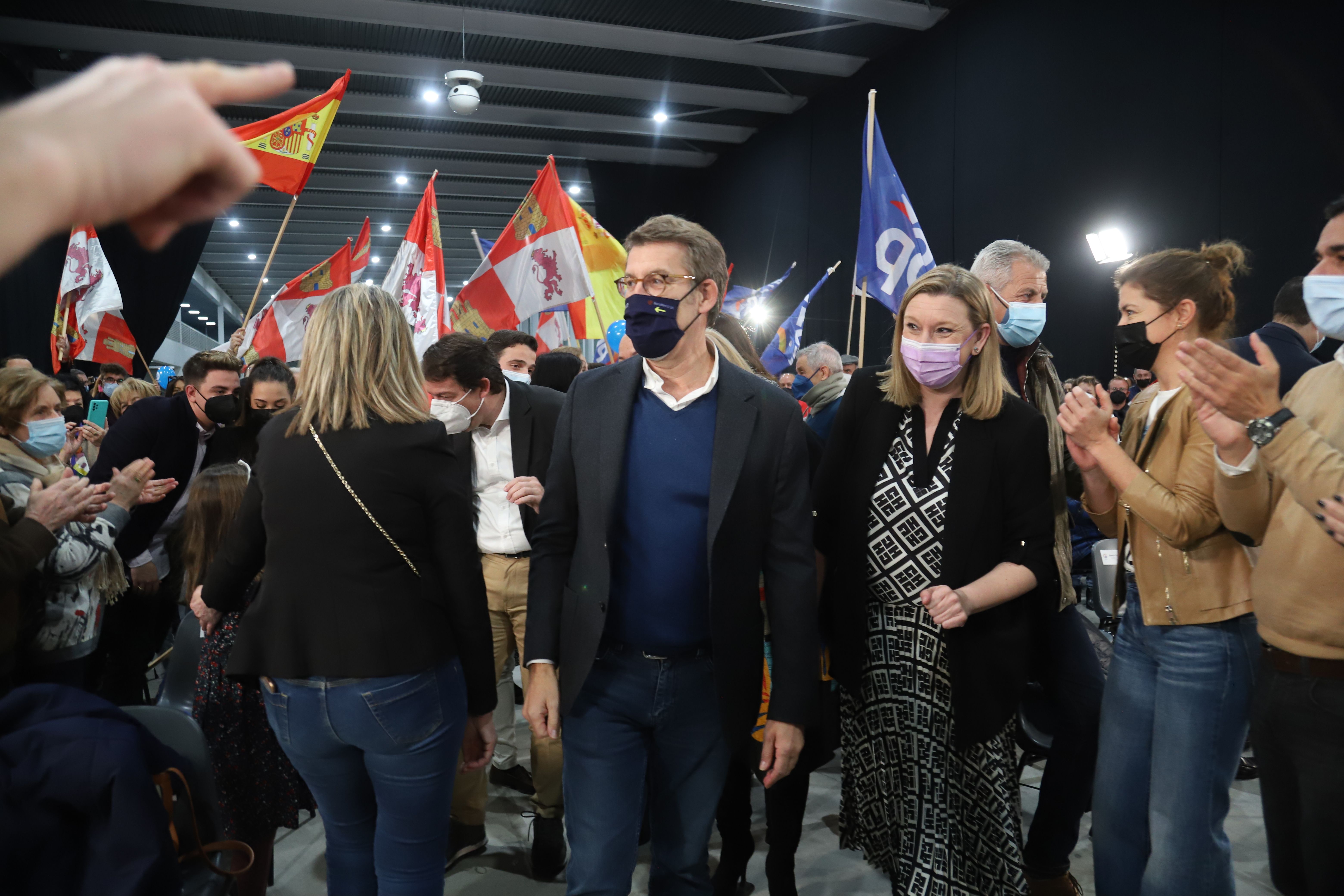 Feijóo en un acto en Zamora Foto María Lorenzo