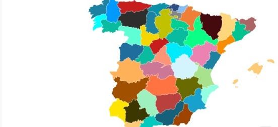 MApac on las diferentes provincias de España. TripAdvisor