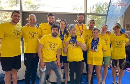 Nadadores máster del Natación Zamora