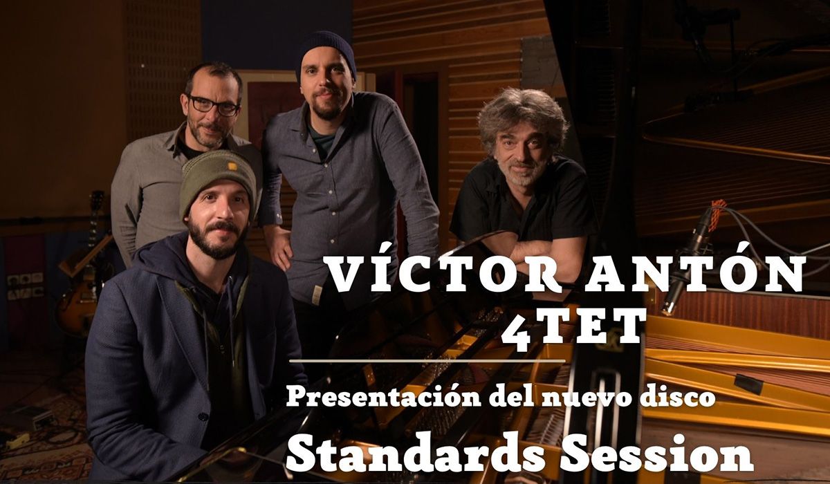 CARTEL CONCIERTO VÍCTOR ANTÓN 4TET