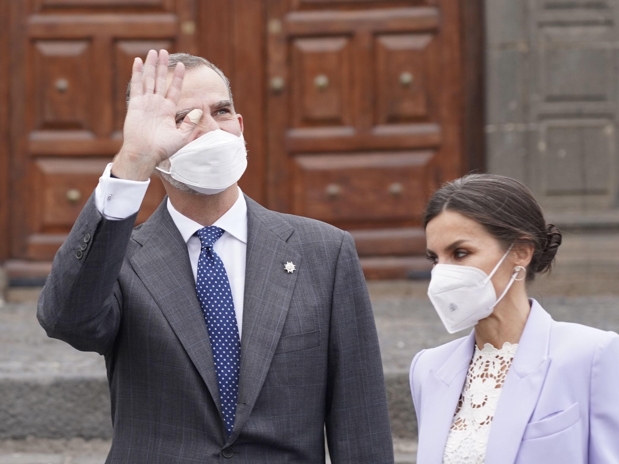 Felipe VI junto a la Reina Leticia