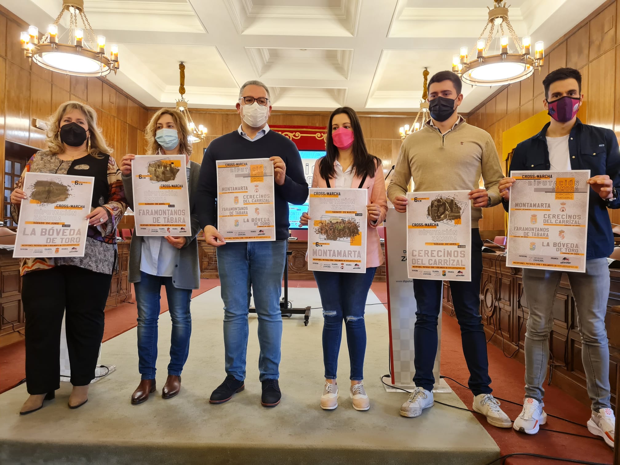 Presentación del Circuito de carreras de cross y marcha de la Diputación de Zamora