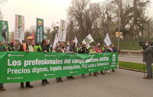 Concentración de agricultores y ganaderos