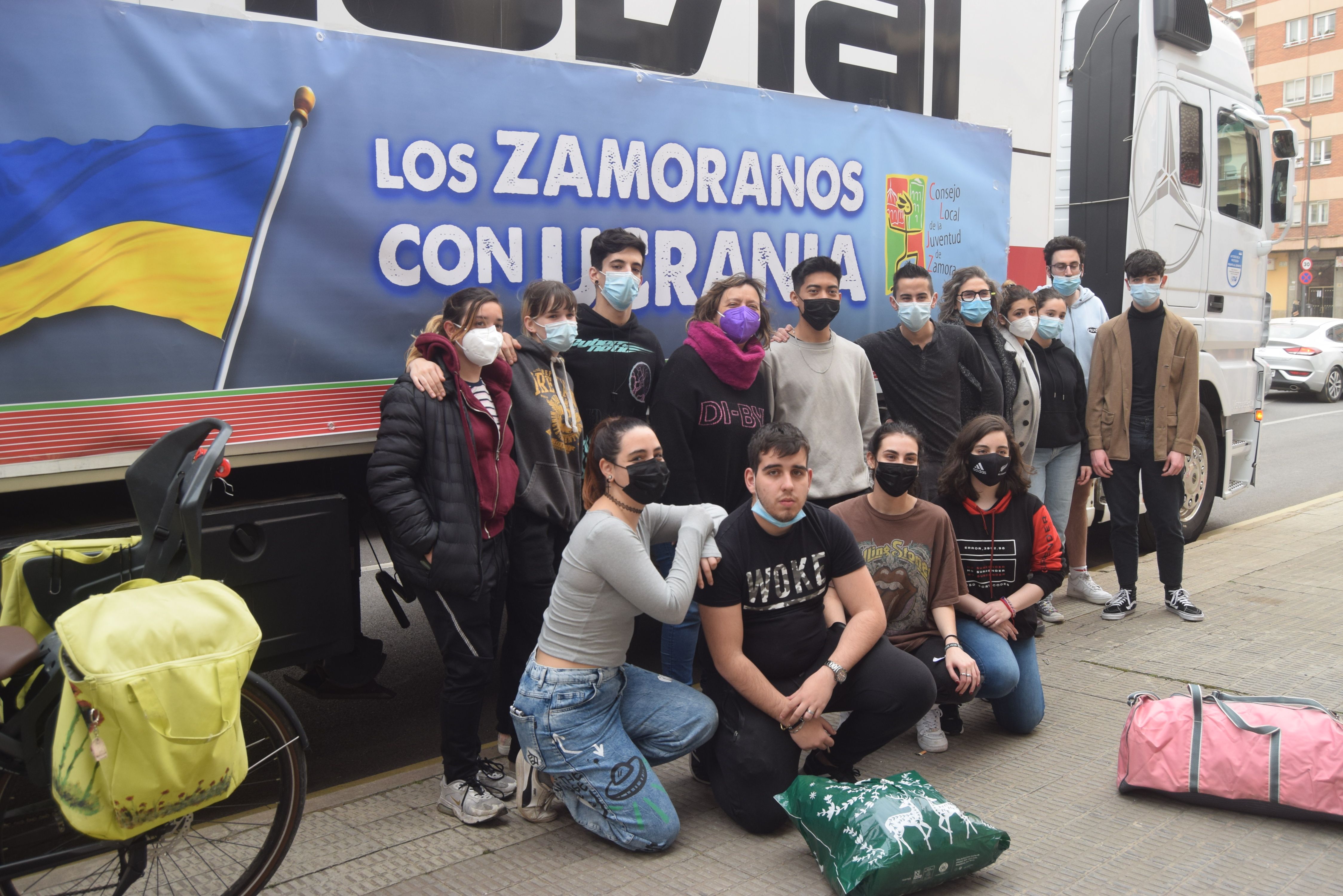 Solidaridad desbordada de los zamoranos para ayudar al pueblo ucraniano