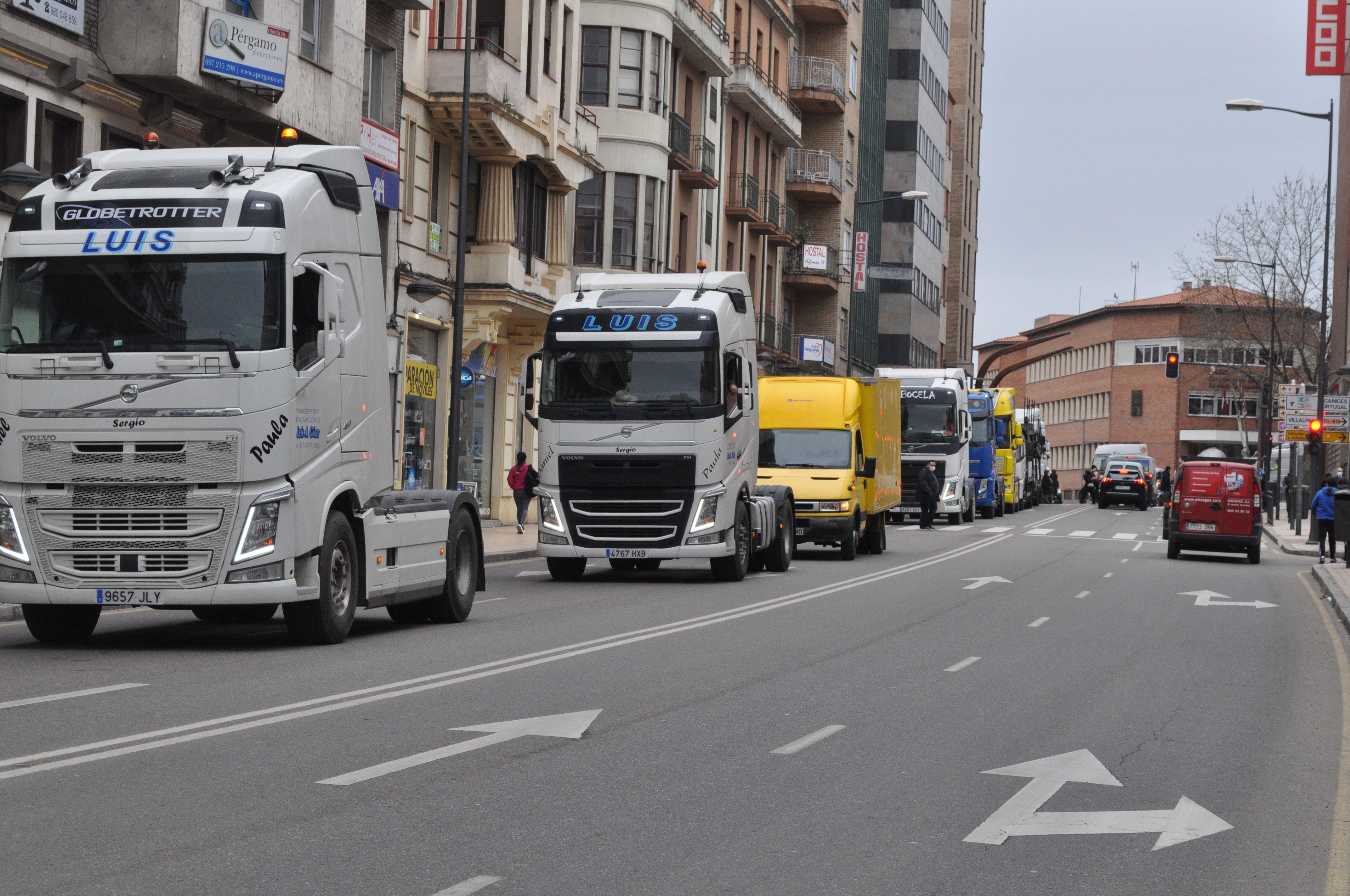 Los transportistas toman las calles de Zamora (6)