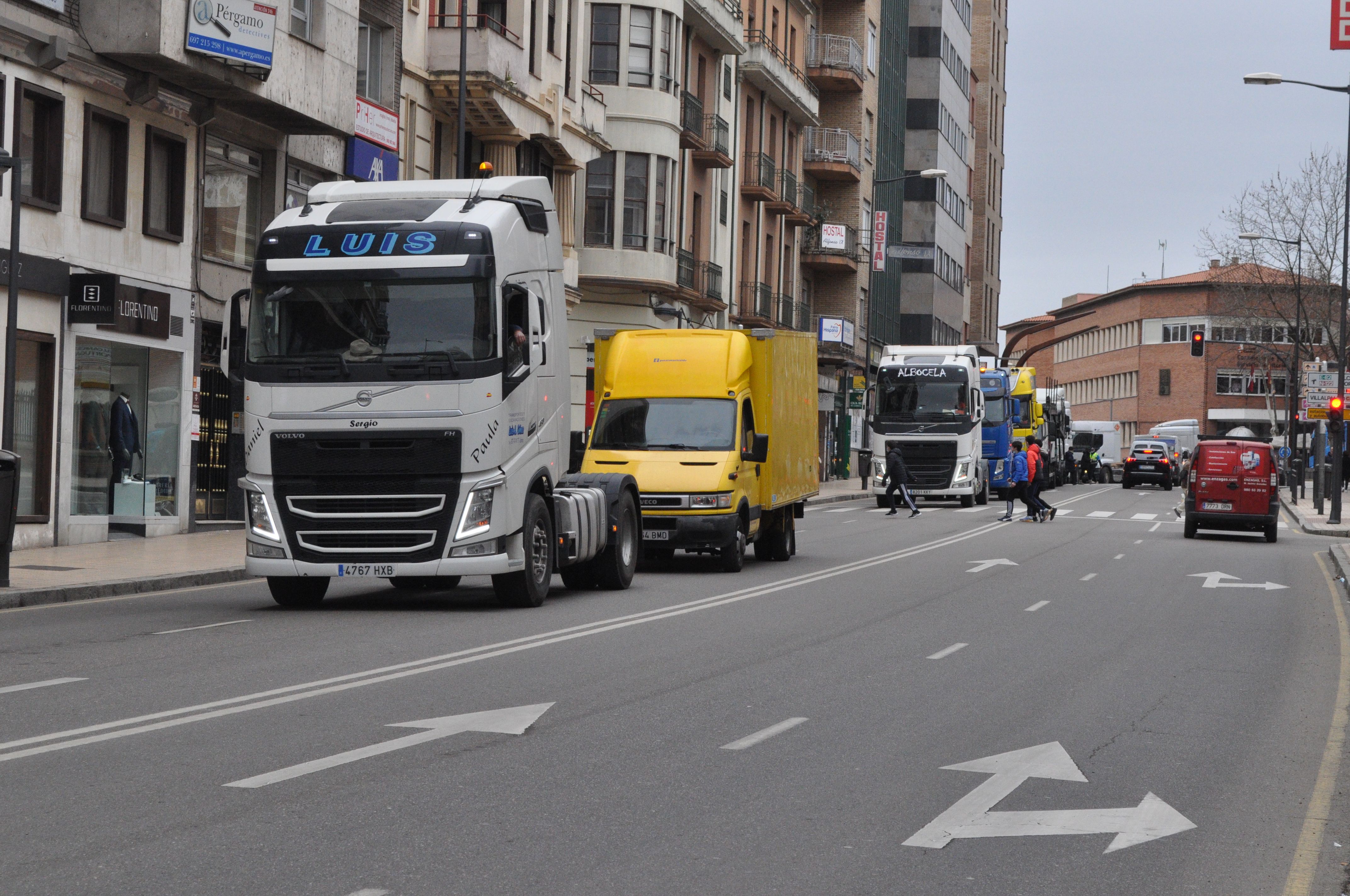 Los transportistas toman las calles de Zamora (8)