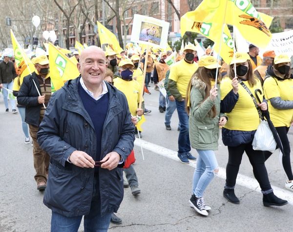 Jesús Julio Carnero en el 20 M rural