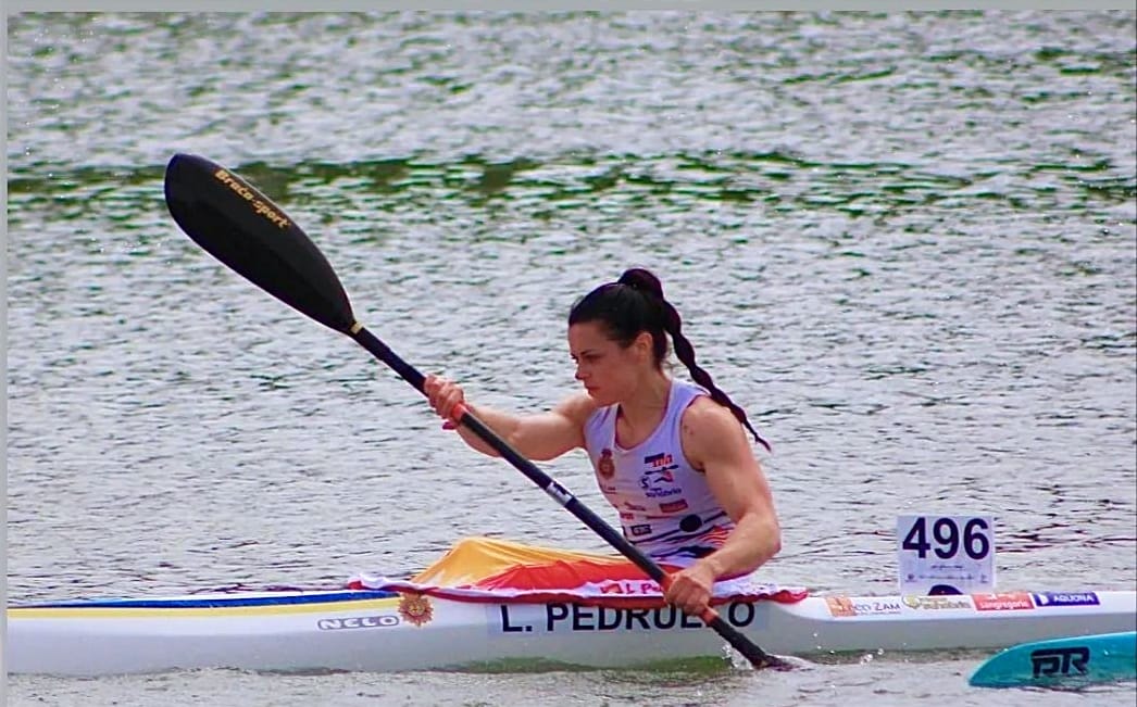 Laura Pedruelo durante una prueba. Archivo.