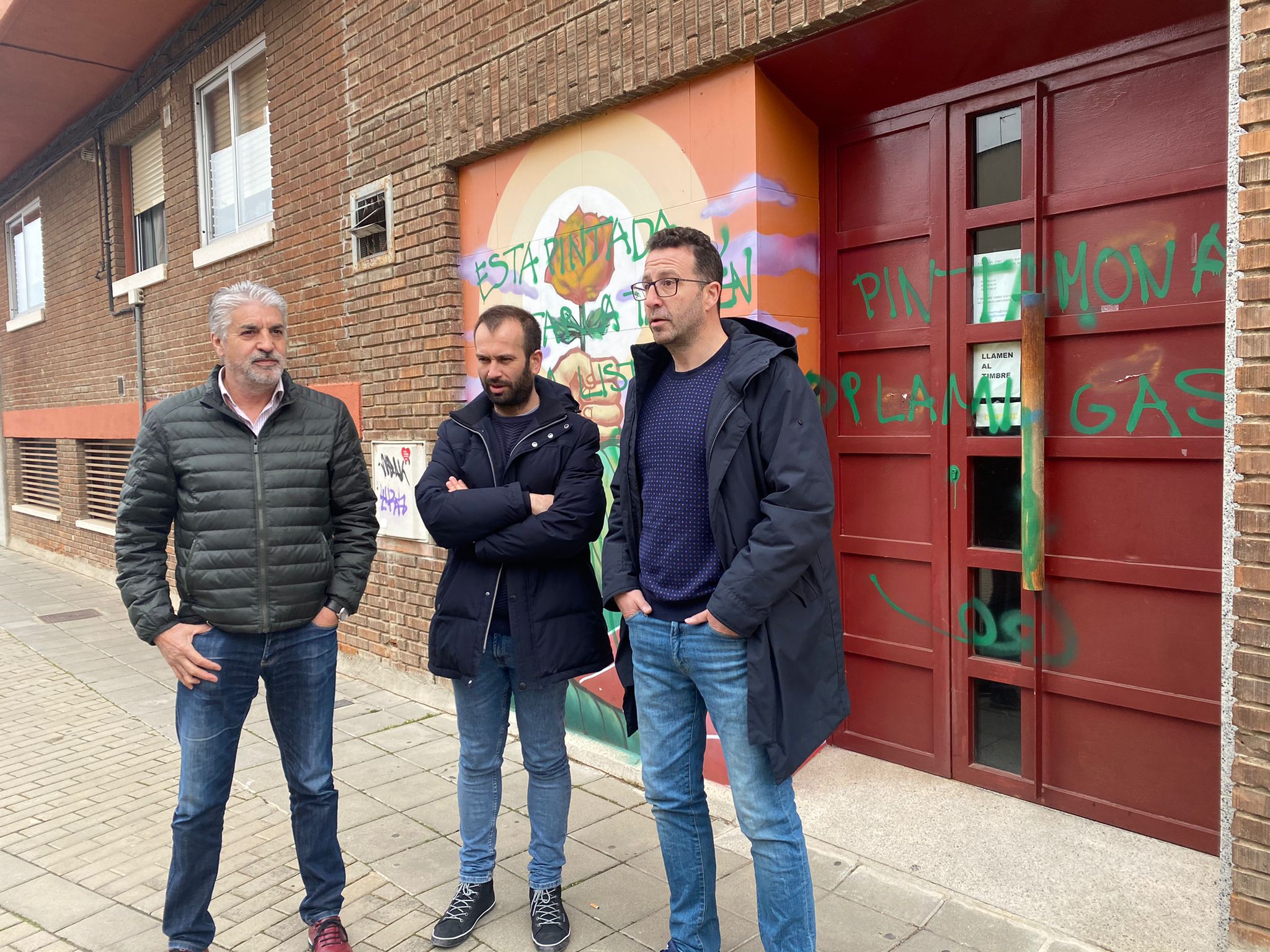 Las pintadas en la sede del PSOE de Zamora, en manos de la Policía: “No nos van a amedrentar con amenazas”