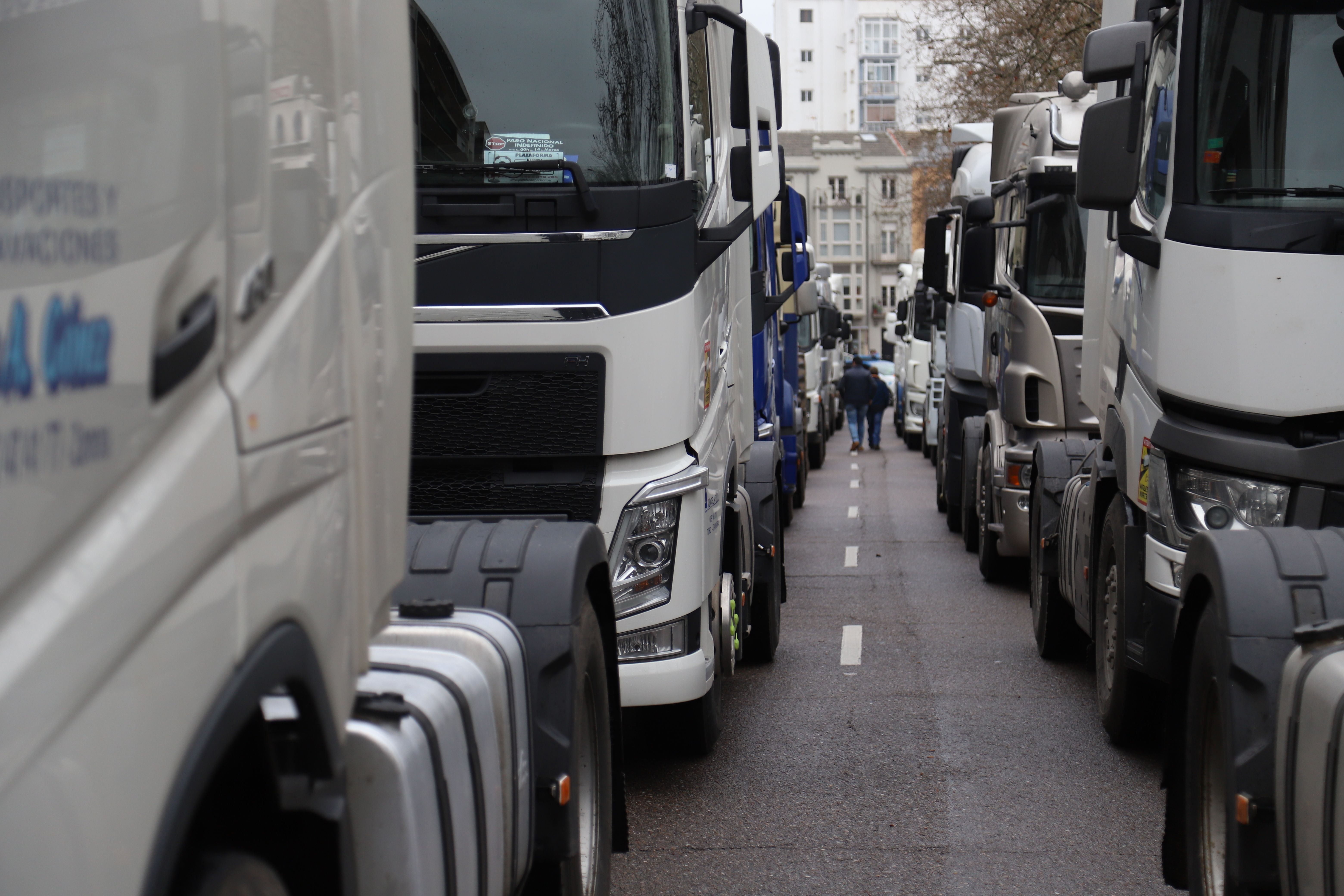 Nueva Jornada de protesta del sector del transporte en Zamora Foto María Lorenzo (9)