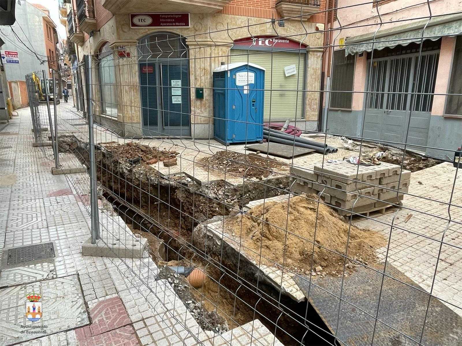 Imagen de las obras Ayuntamiento de Benavente