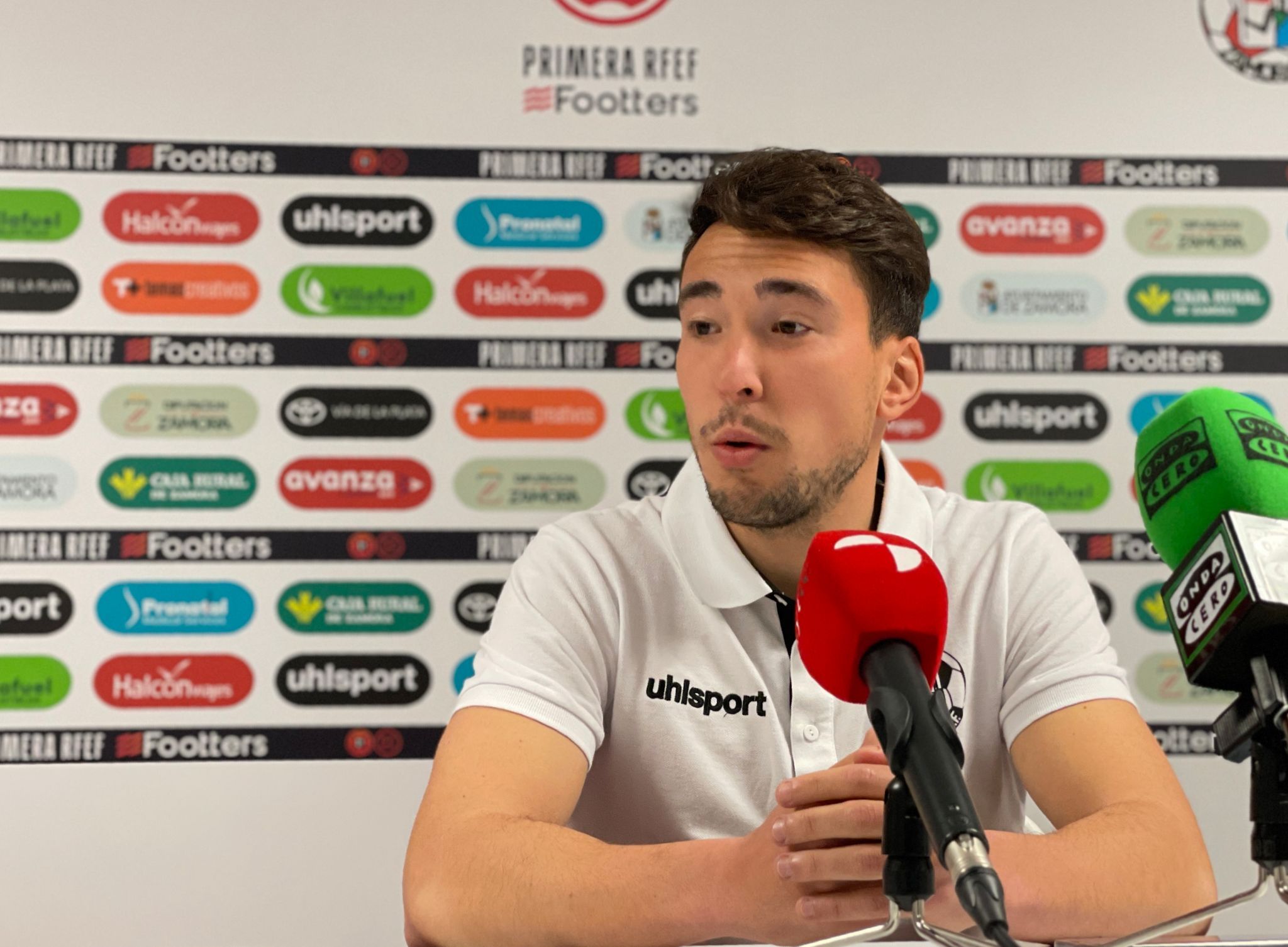 Jon Rojo en rueda de prensa