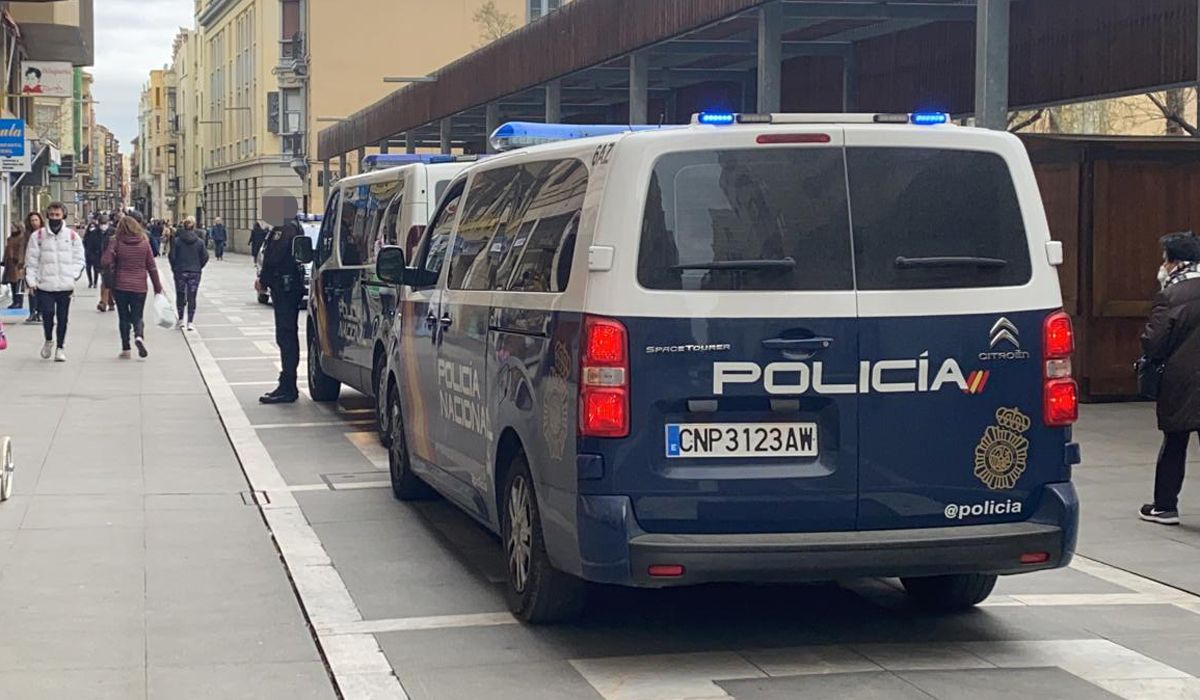 Policía Nacional en Santa Clara