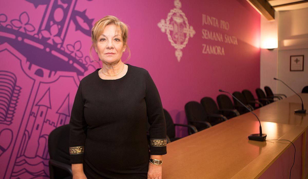 Isabel García. FOTO: Junta Pro Semana Santa de Zamora.