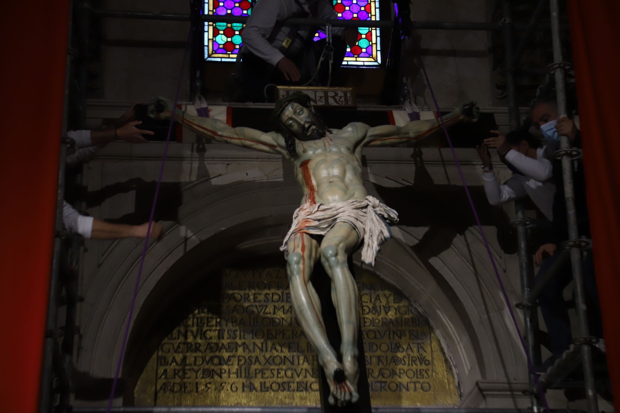 Descendimiento del Cristo de las Injurias. Foto María Lorenzo 5