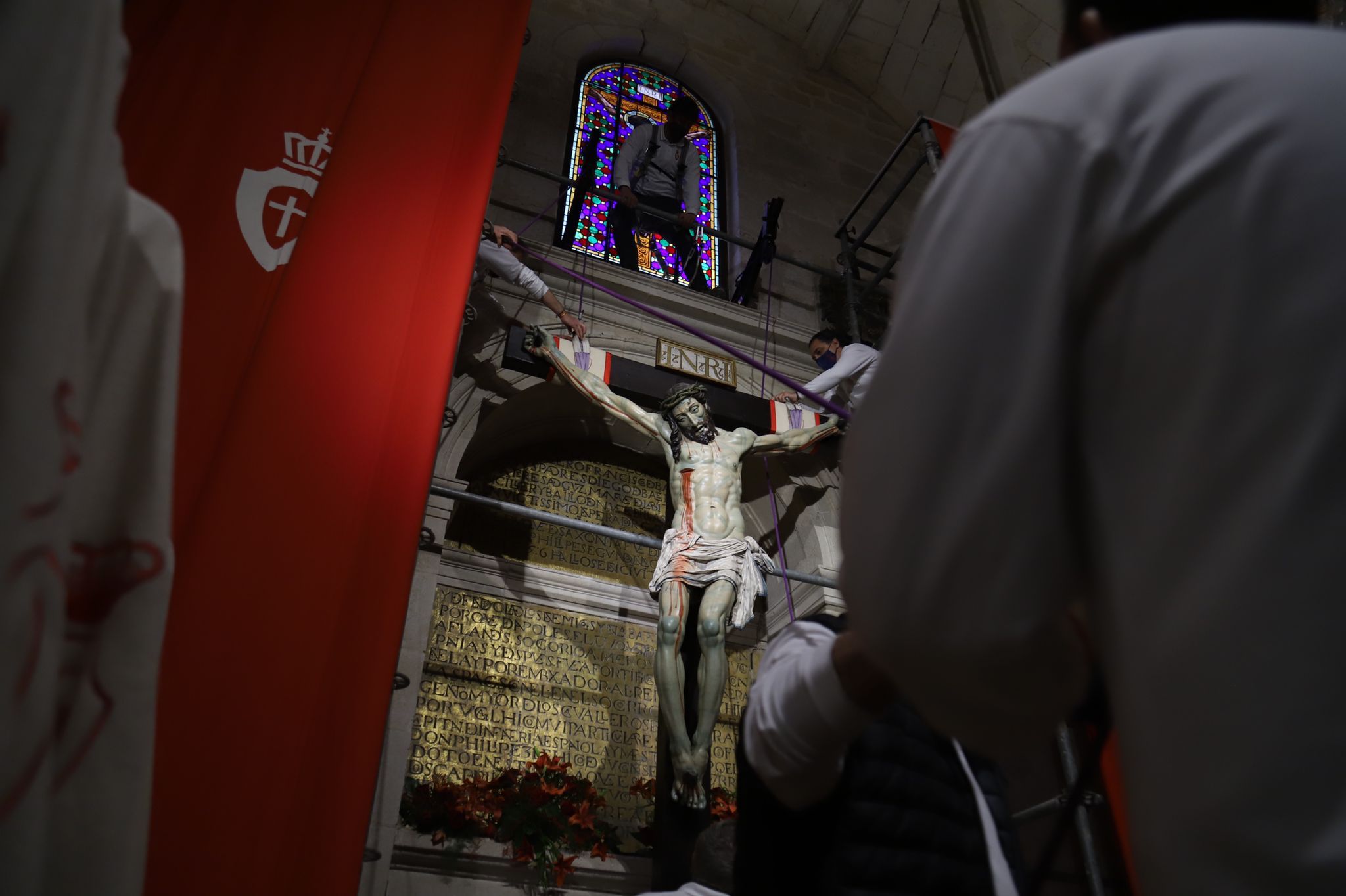 Descendimiento del Cristo de las Injurias. Foto María Lorenzo 4