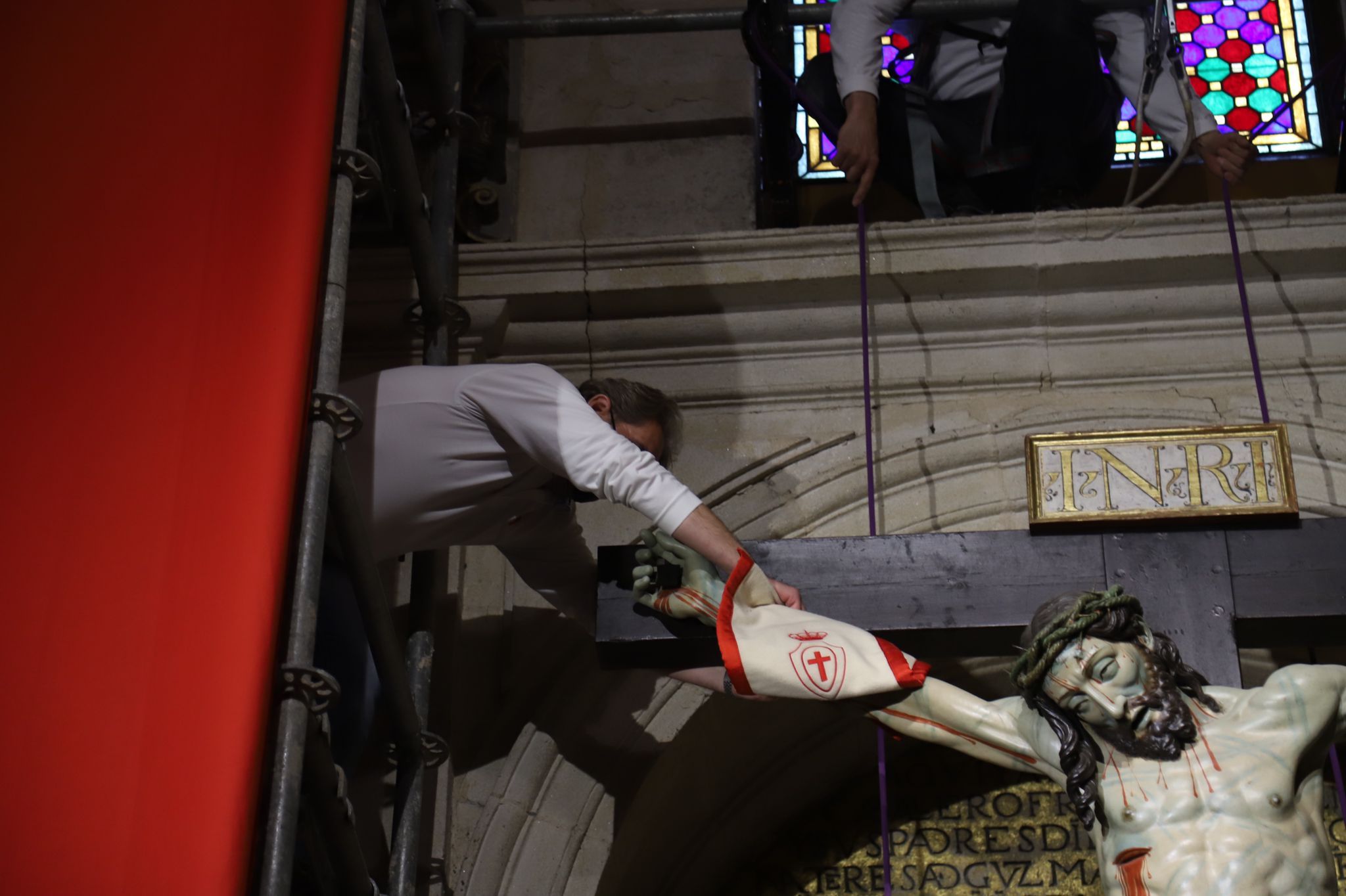 Descendimiento del Cristo de las Injurias. Foto María Lorenzo 3