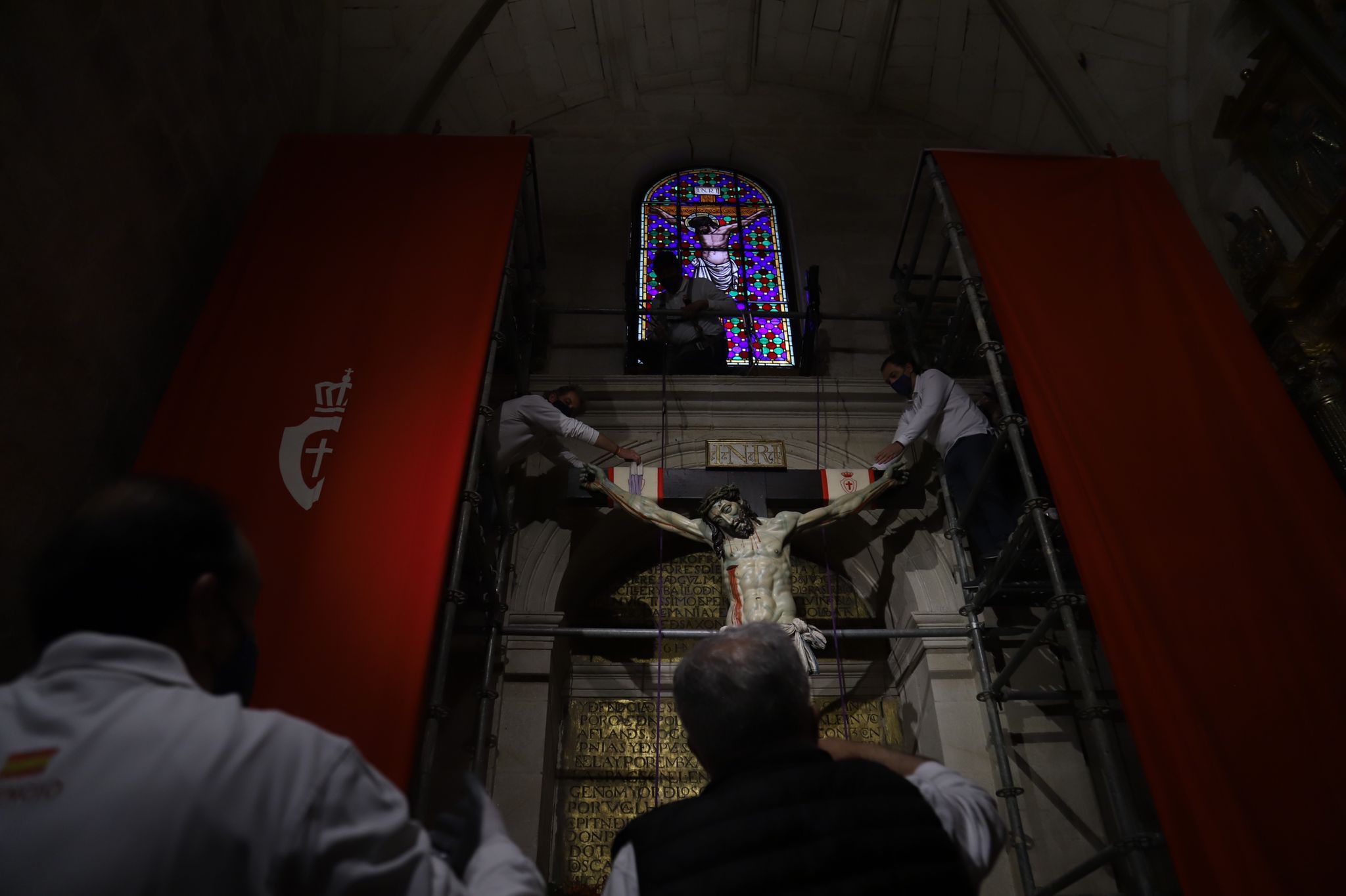 Descendimiento del Cristo de las Injurias. Foto María Lorenzo