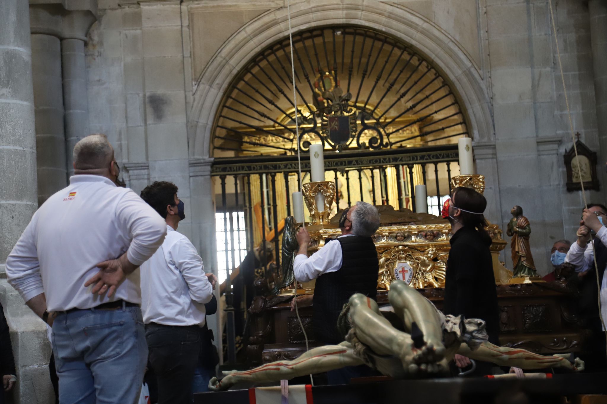 Descendimiento del Cristo de las Injurias. Foto María Lorenzo 14