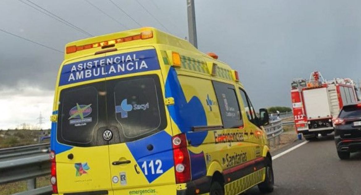 Un accidente en la autovía. Archivo