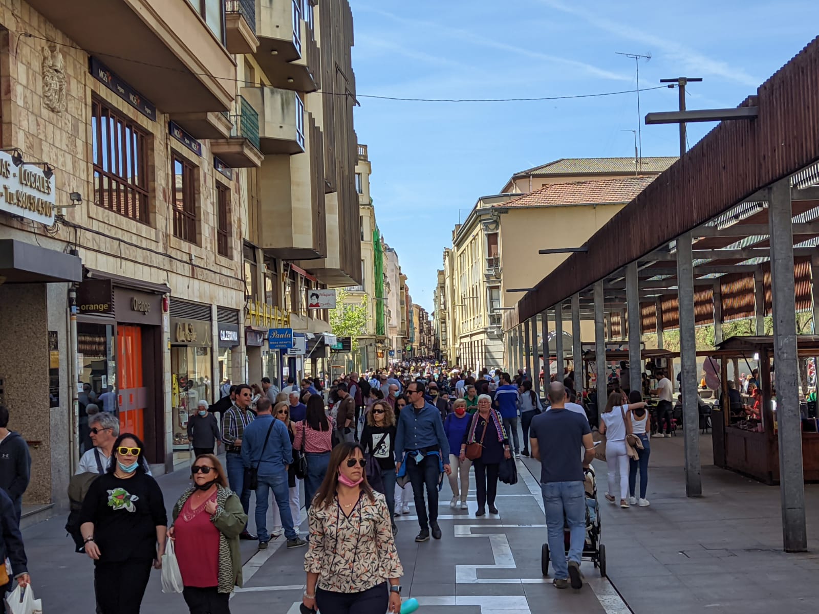 Imagen de la calle Santa Clara. Archivo