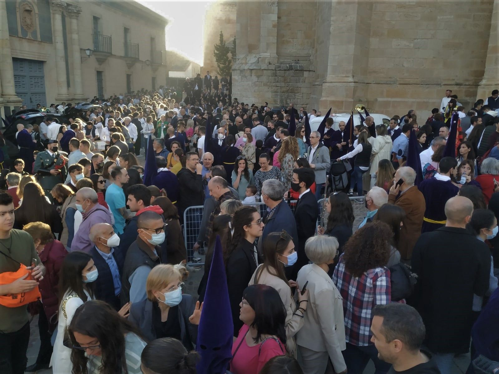 Imagen del entorno de la Catedral el pasado Jueves Santo Foto V.M