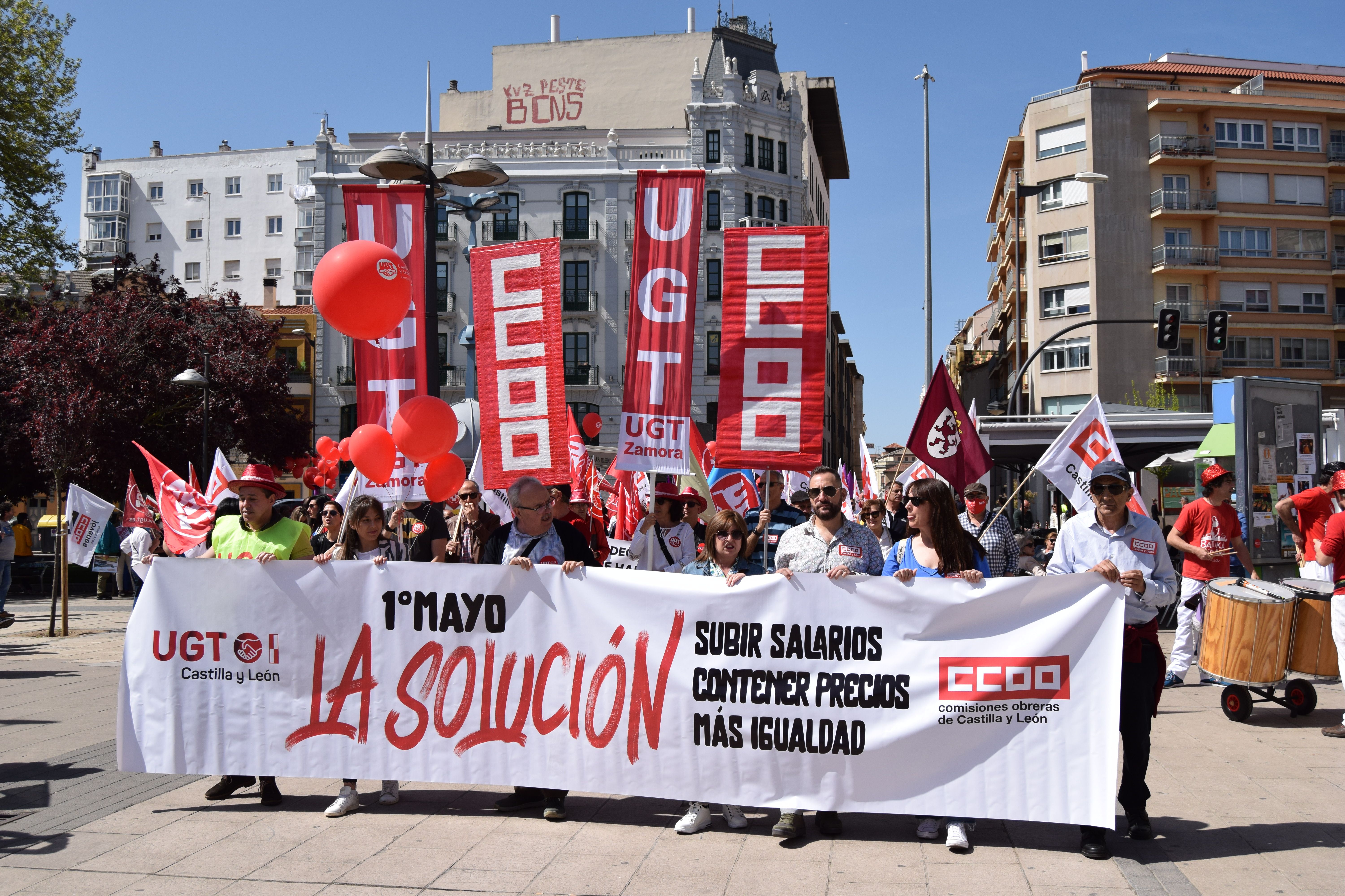 Manifestación por el 1 de Mayo