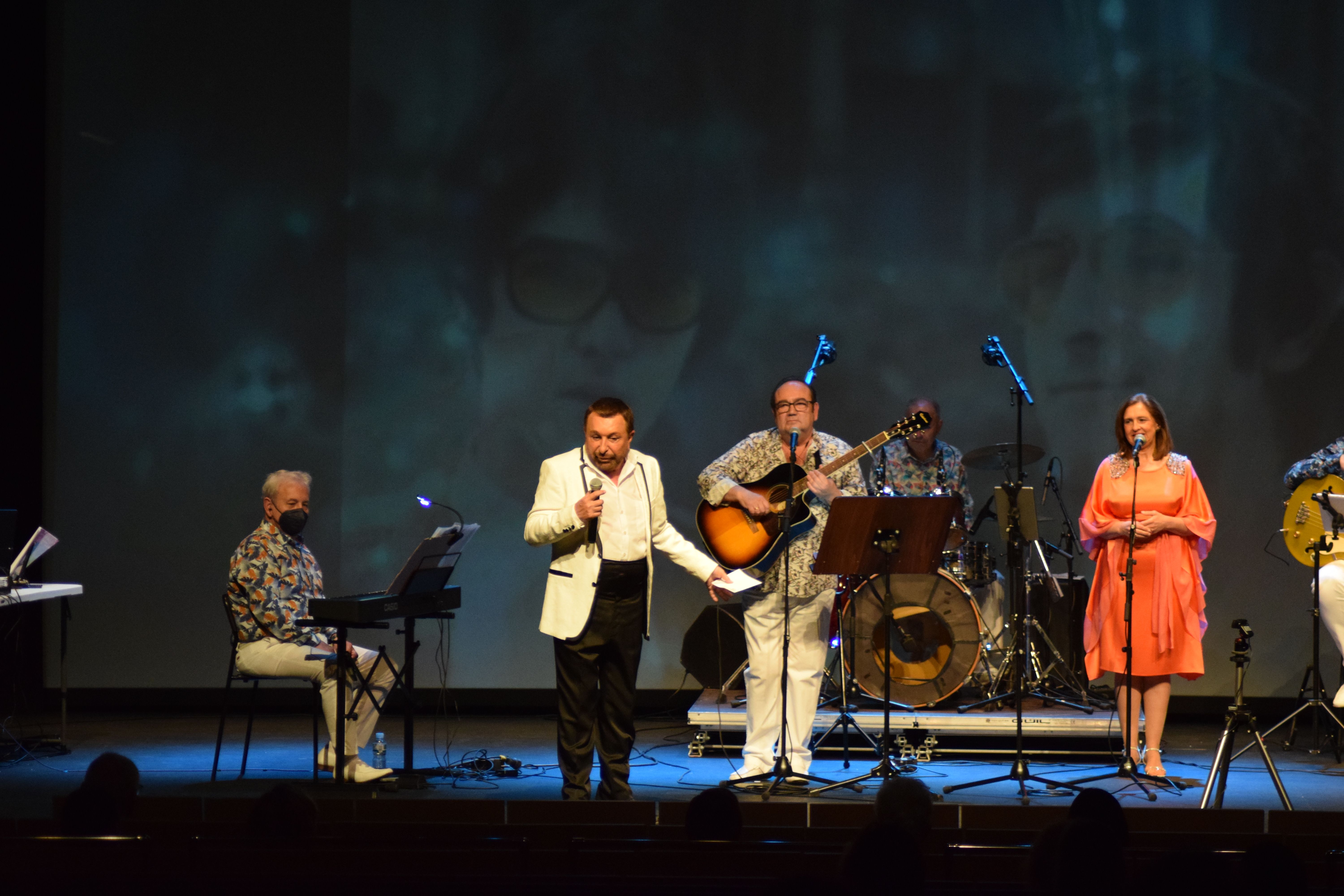 José Manuel Parada durante el show 'Canciones de barrio'