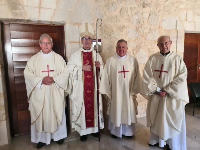 Sacerdotes homenajeados por sus años de sacerdocio