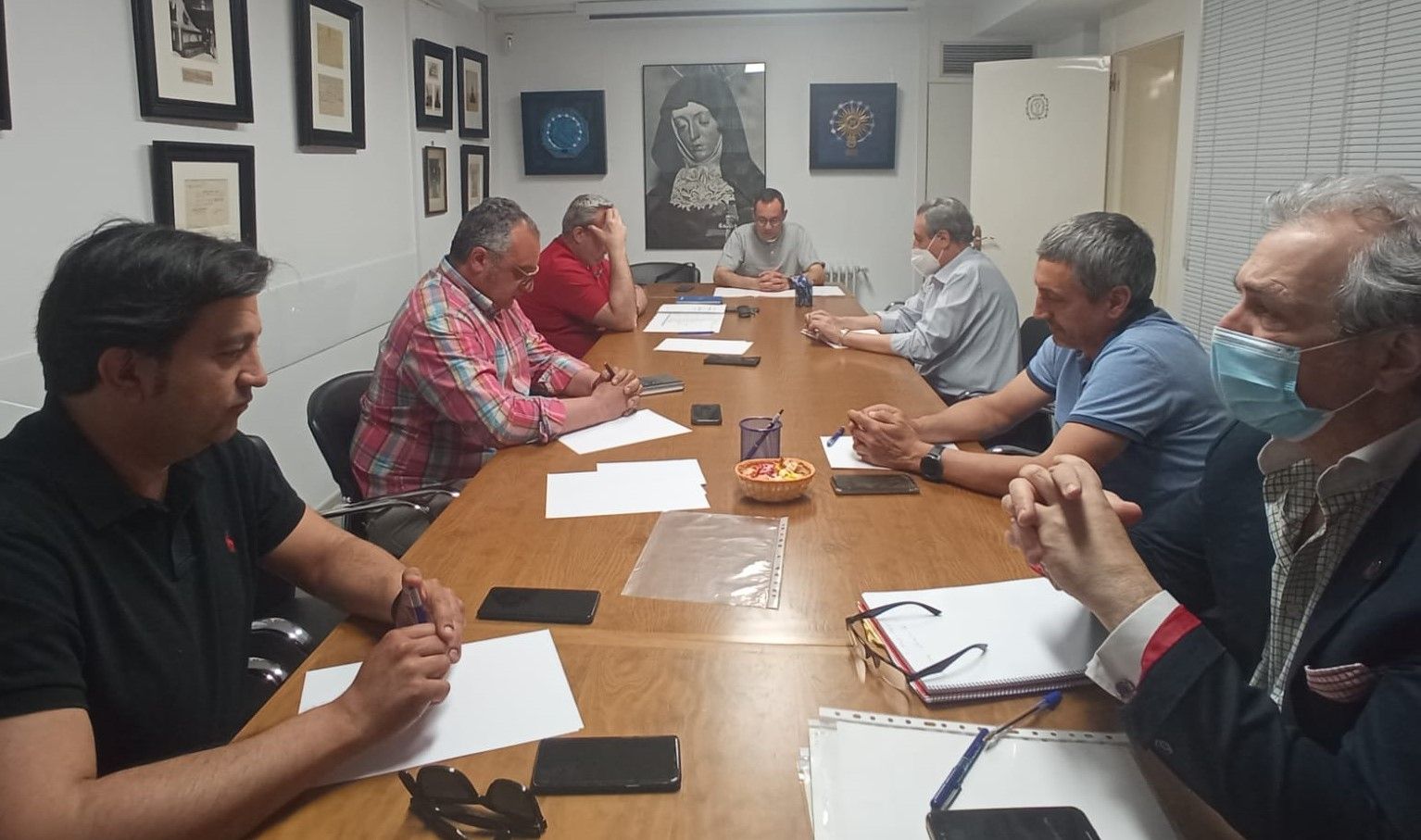 Reunión entre directivas de las cofradías de Zamora